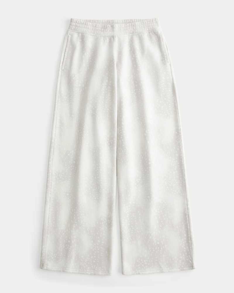 Doe Print Baggy Sweatpants