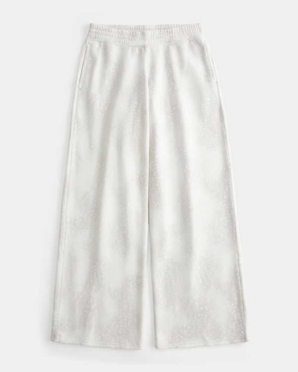 Doe Print Baggy Sweatpants