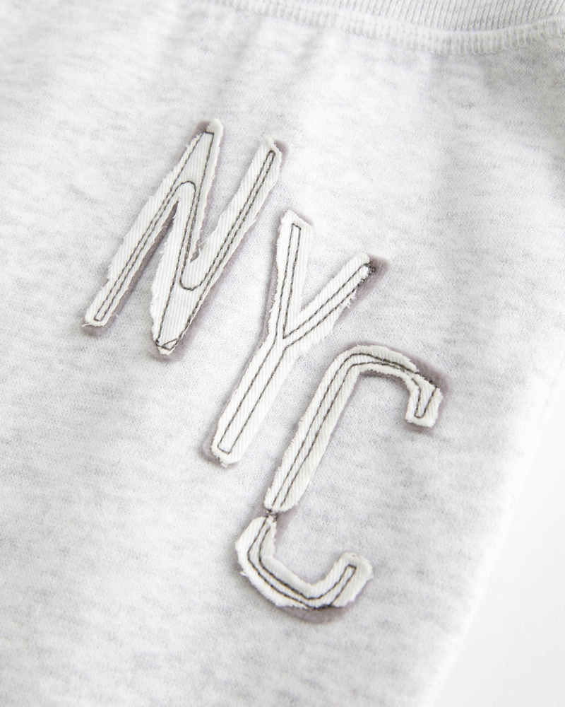NYC Graphic Bootcut Sweatpants