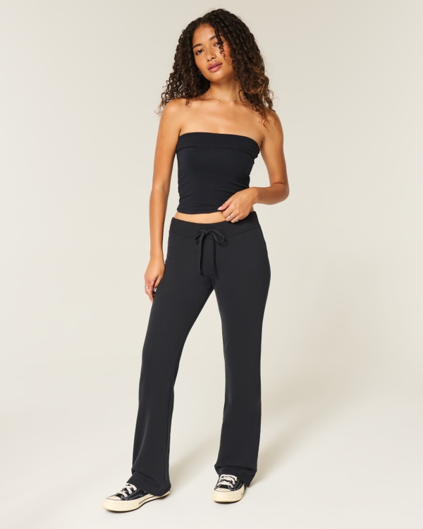 Bootcut Sweatpants, Black view 1
