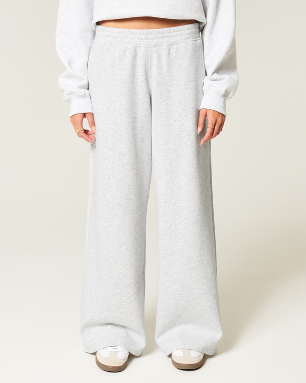 Baggy Sweatpants, Light Heather Grey view 2