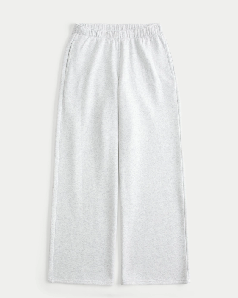 Bow Graphic Wide-Leg Sweatpants