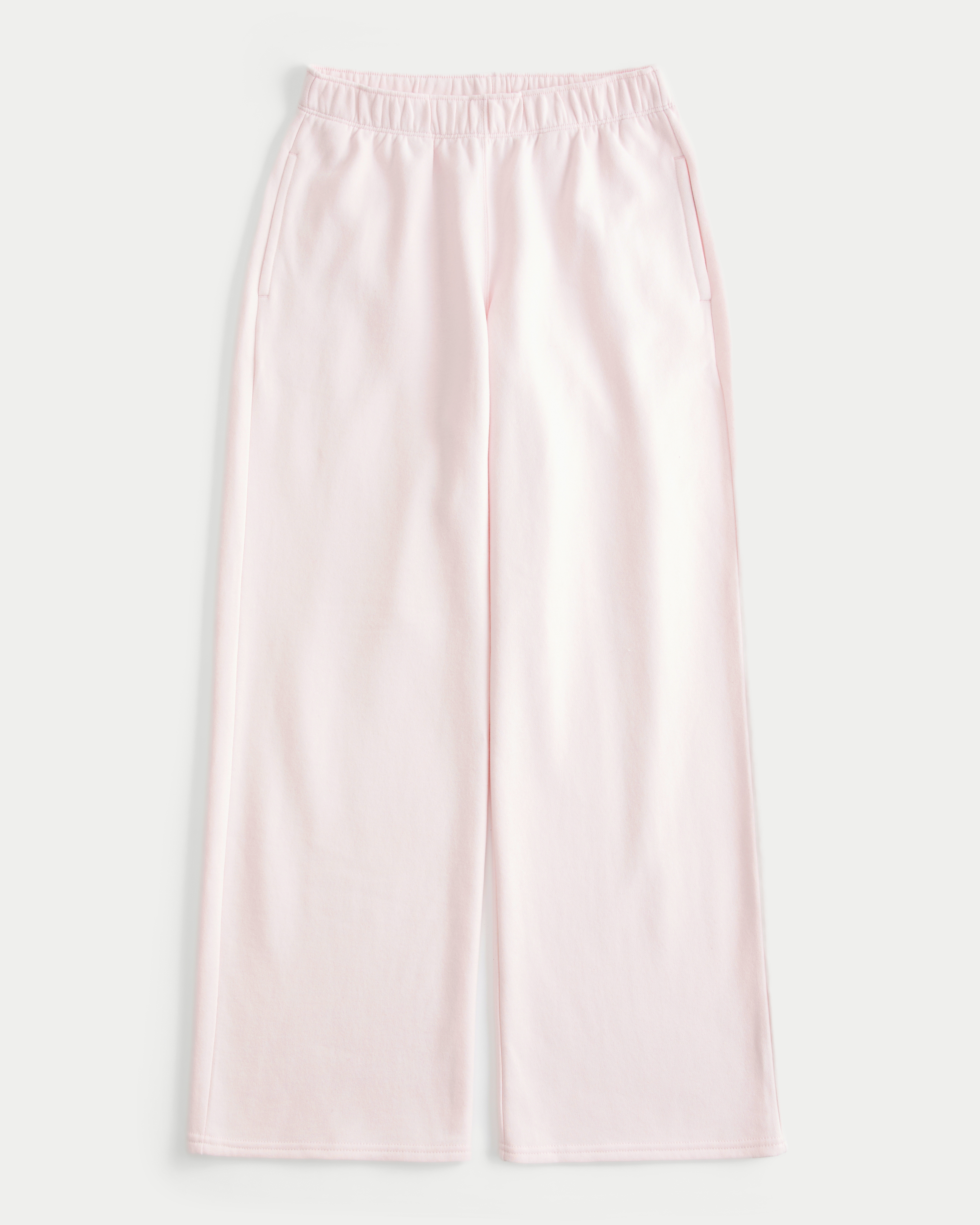 Heart Pocket Wide-Leg Sweatpants