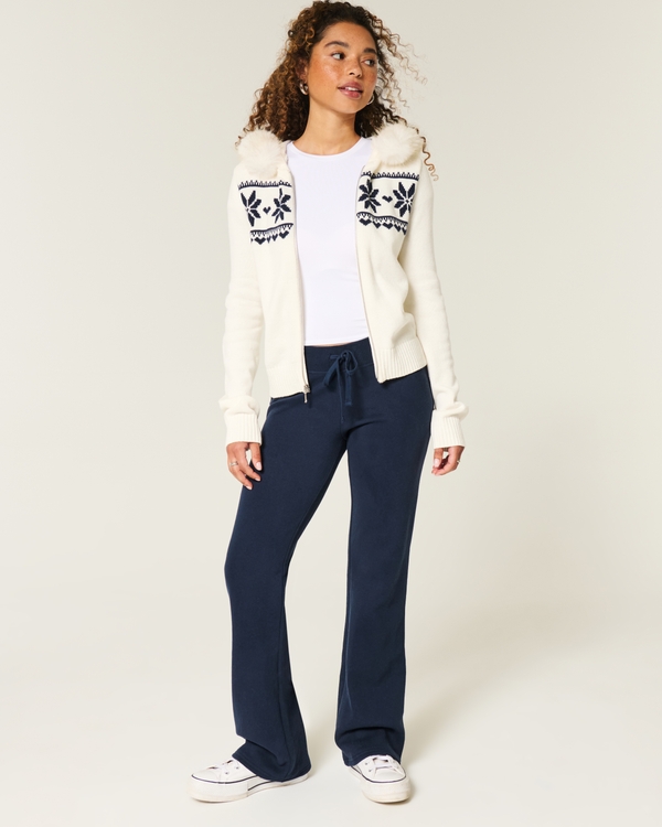 Boot Sweatpants, Navy Blue view 1