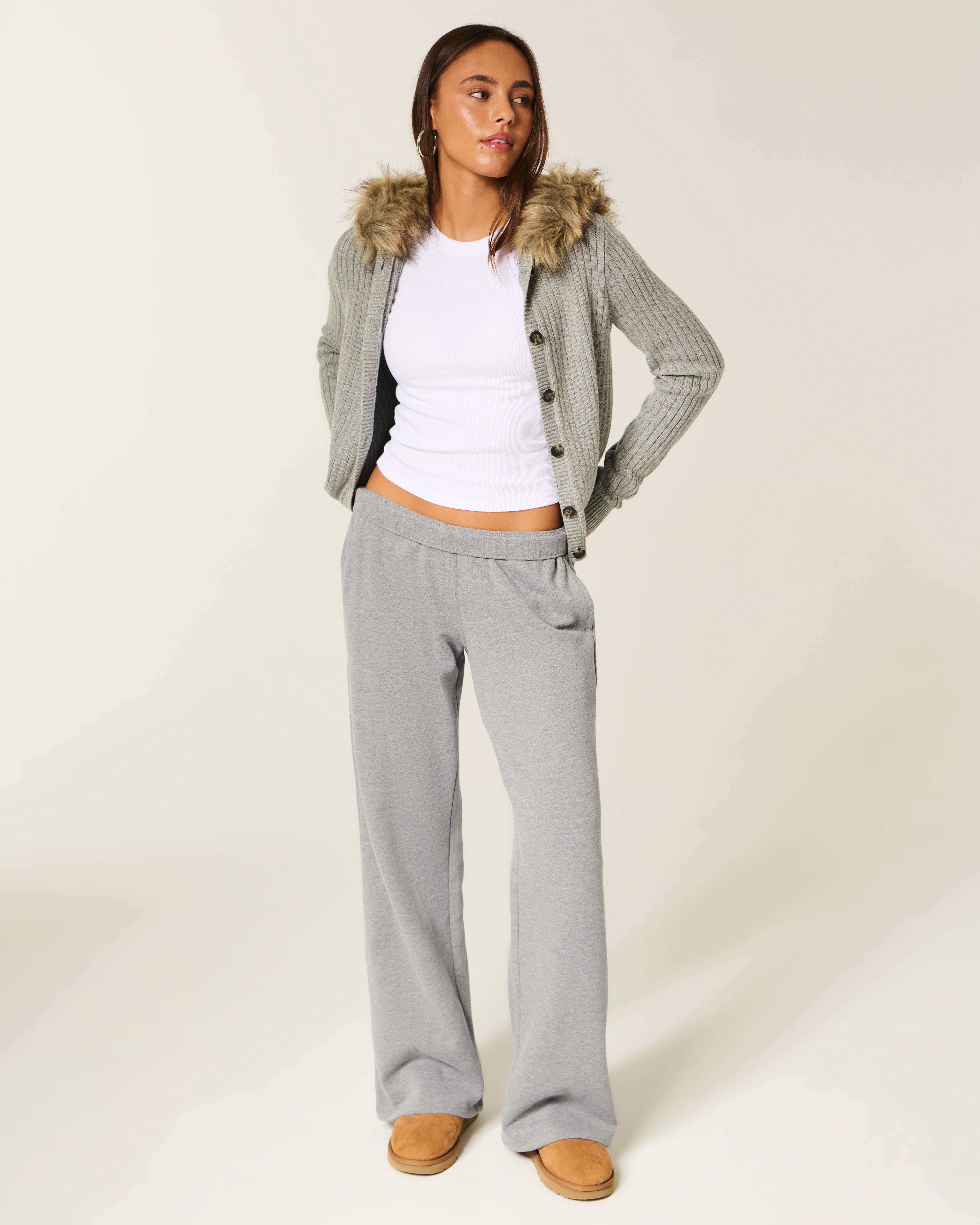 Hollister Wide-leg Sweatpants