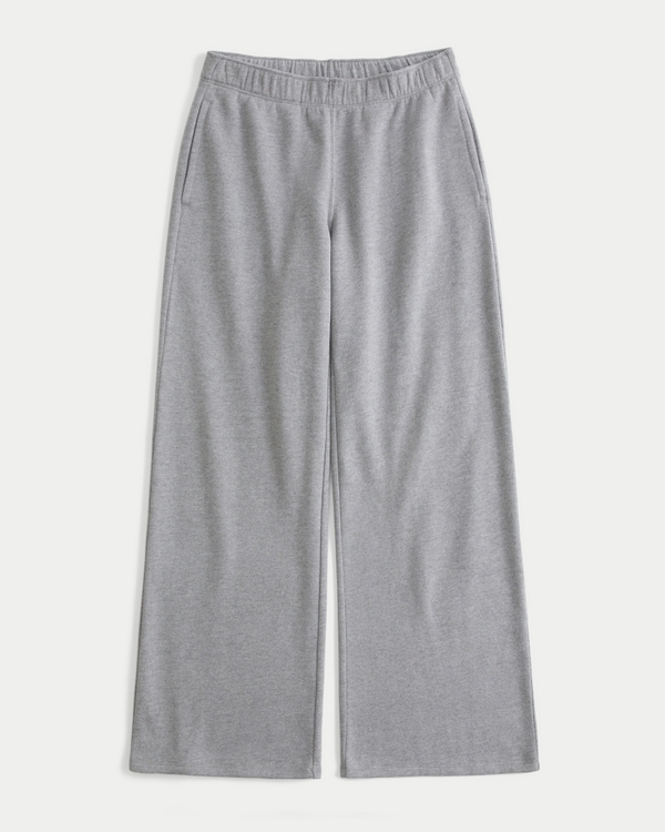 Wide-Leg Sweatpants