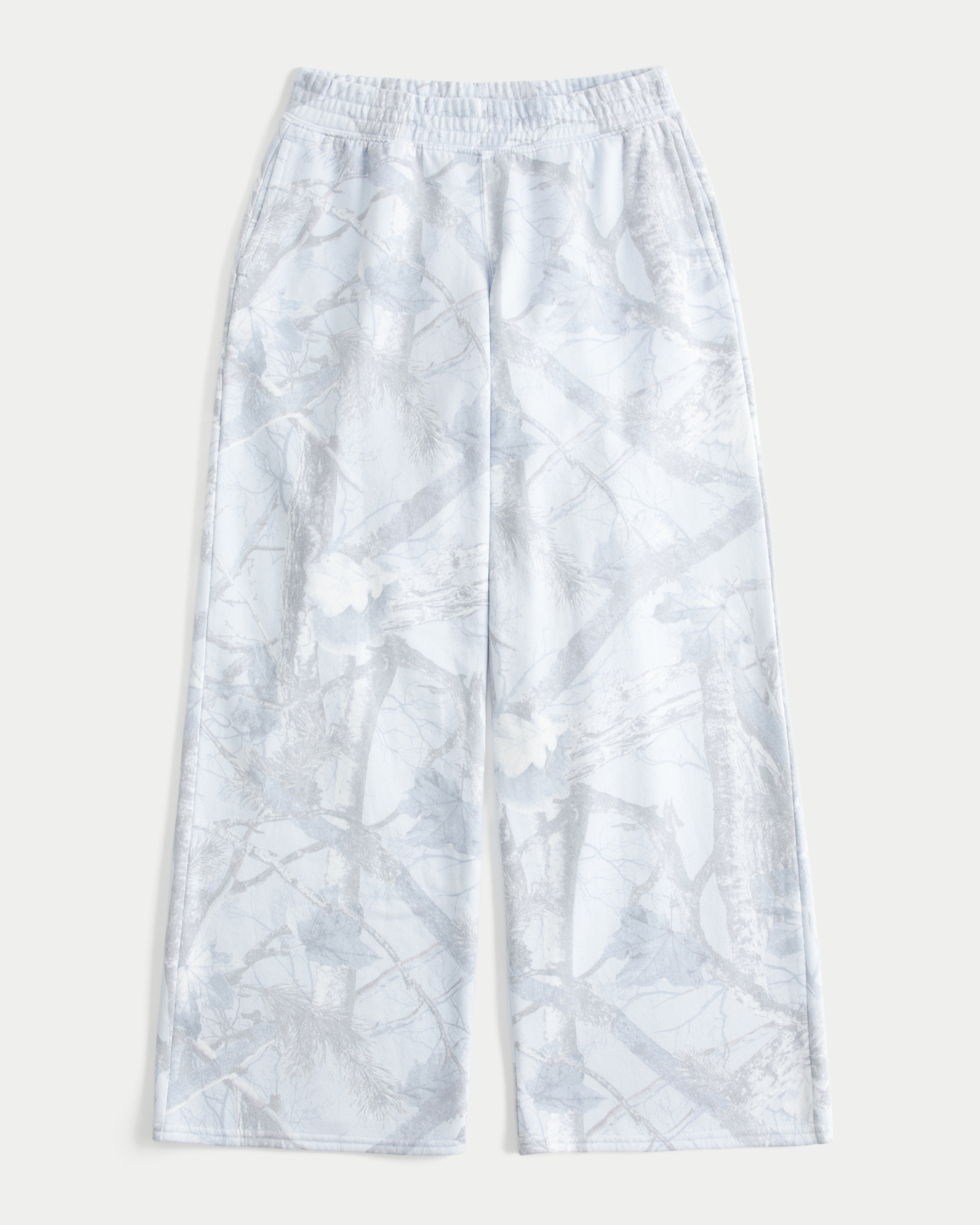 Blue Camo Baggy Sweatpants