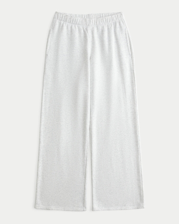 Women's Bow Graphic Wide-Leg Sweatpants | Women's Bottoms | HollisterCo.com