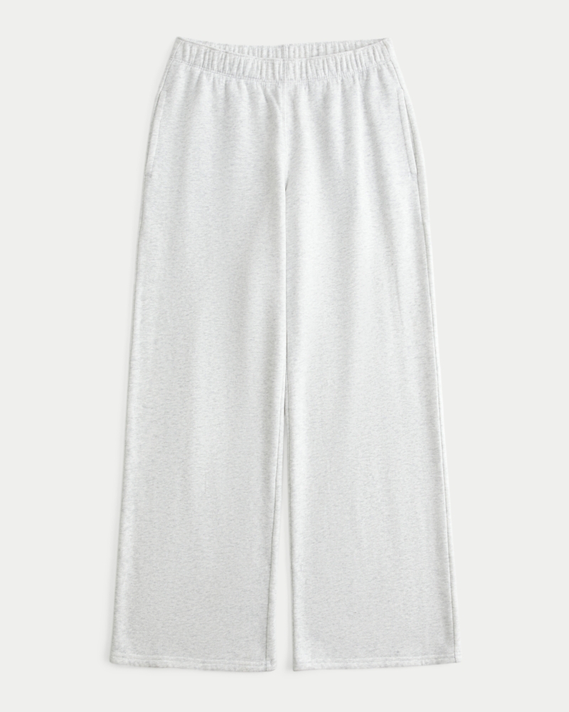 Bow Graphic Wide-Leg Sweatpants