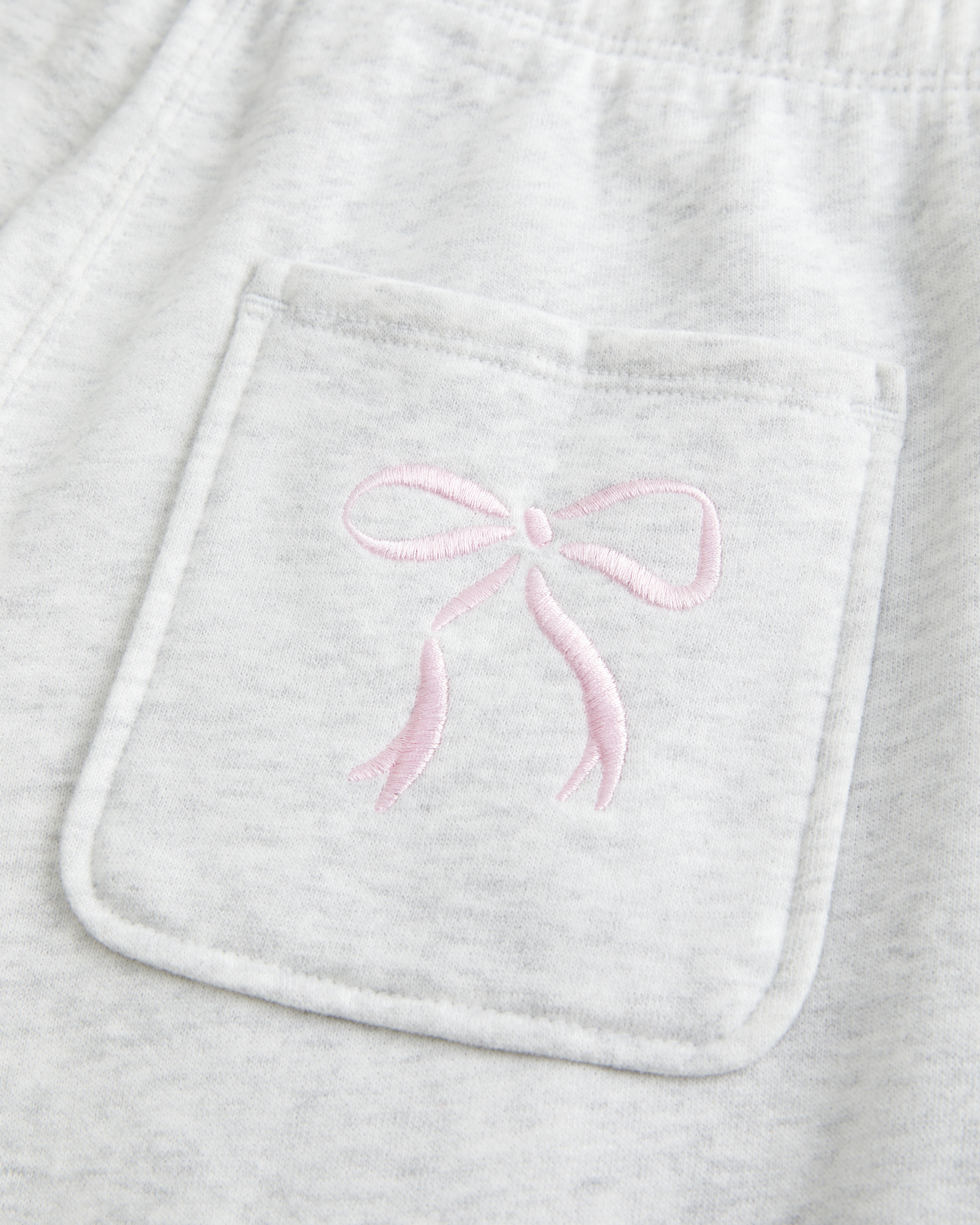 Bow Graphic Wide-Leg Sweatpants