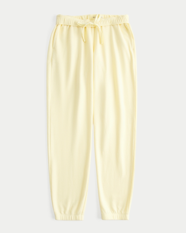 Fleece Icon Joggers, Butter Yellow view 1