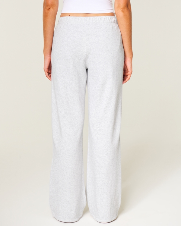 Logo Graphic Wide-Leg Sweatpants