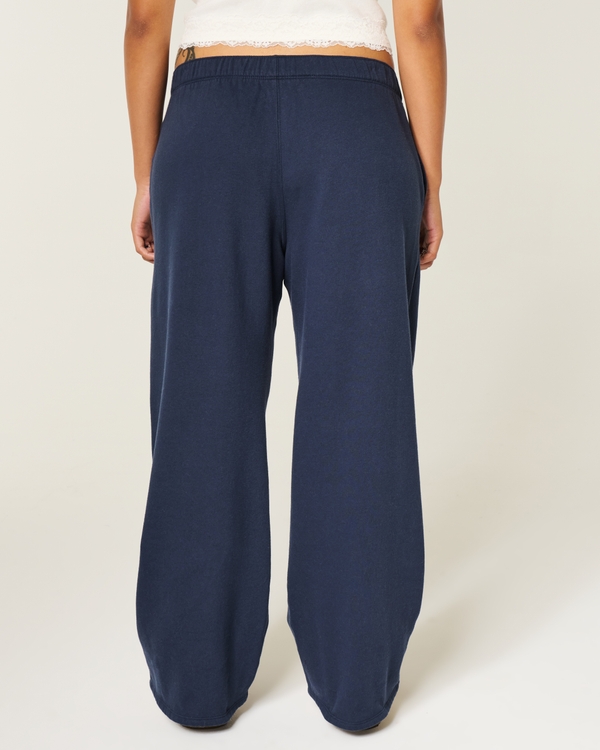 Logo Graphic Wide-Leg Sweatpants