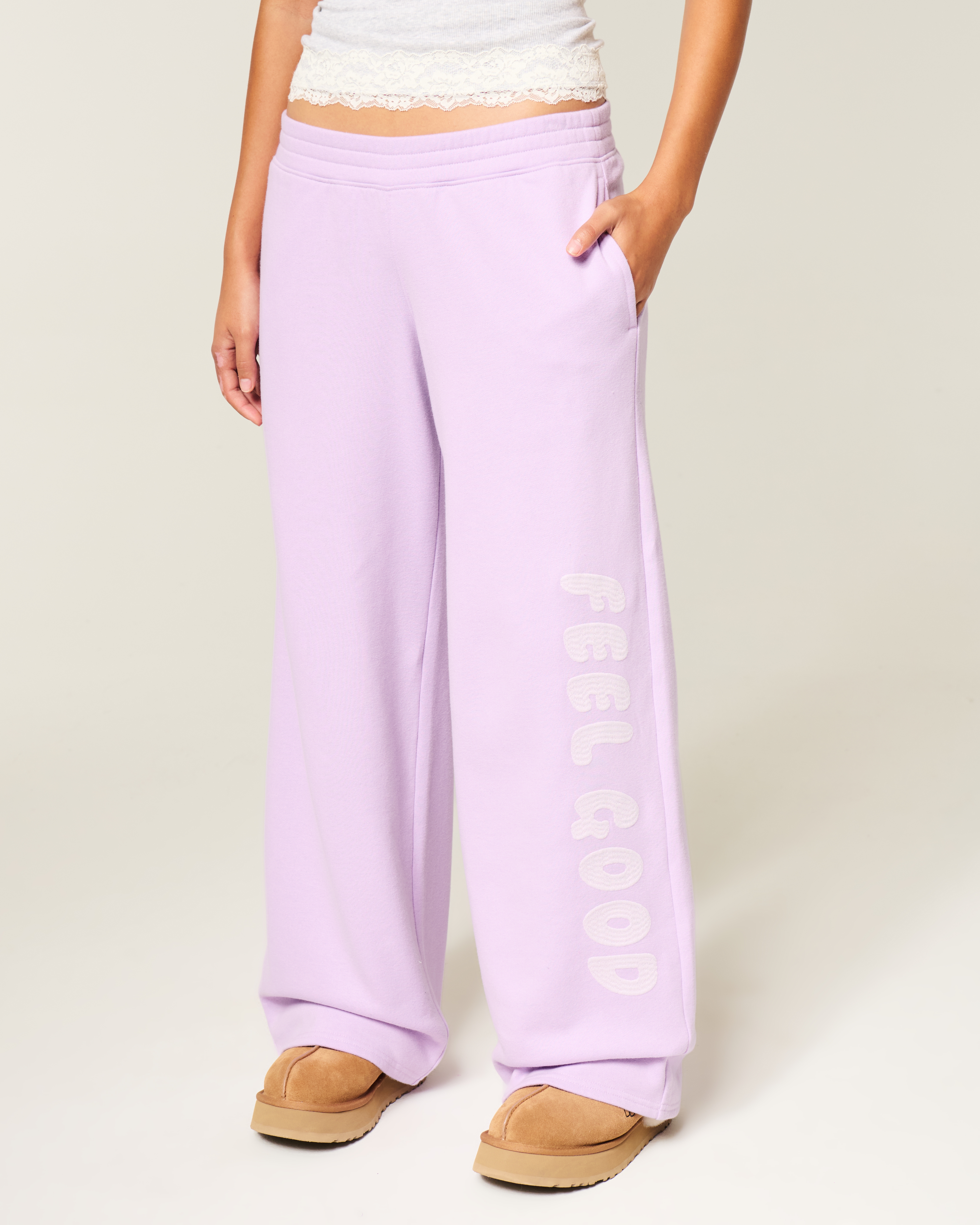 Hollister Feel Good Graphic Baggy Sweatpants
