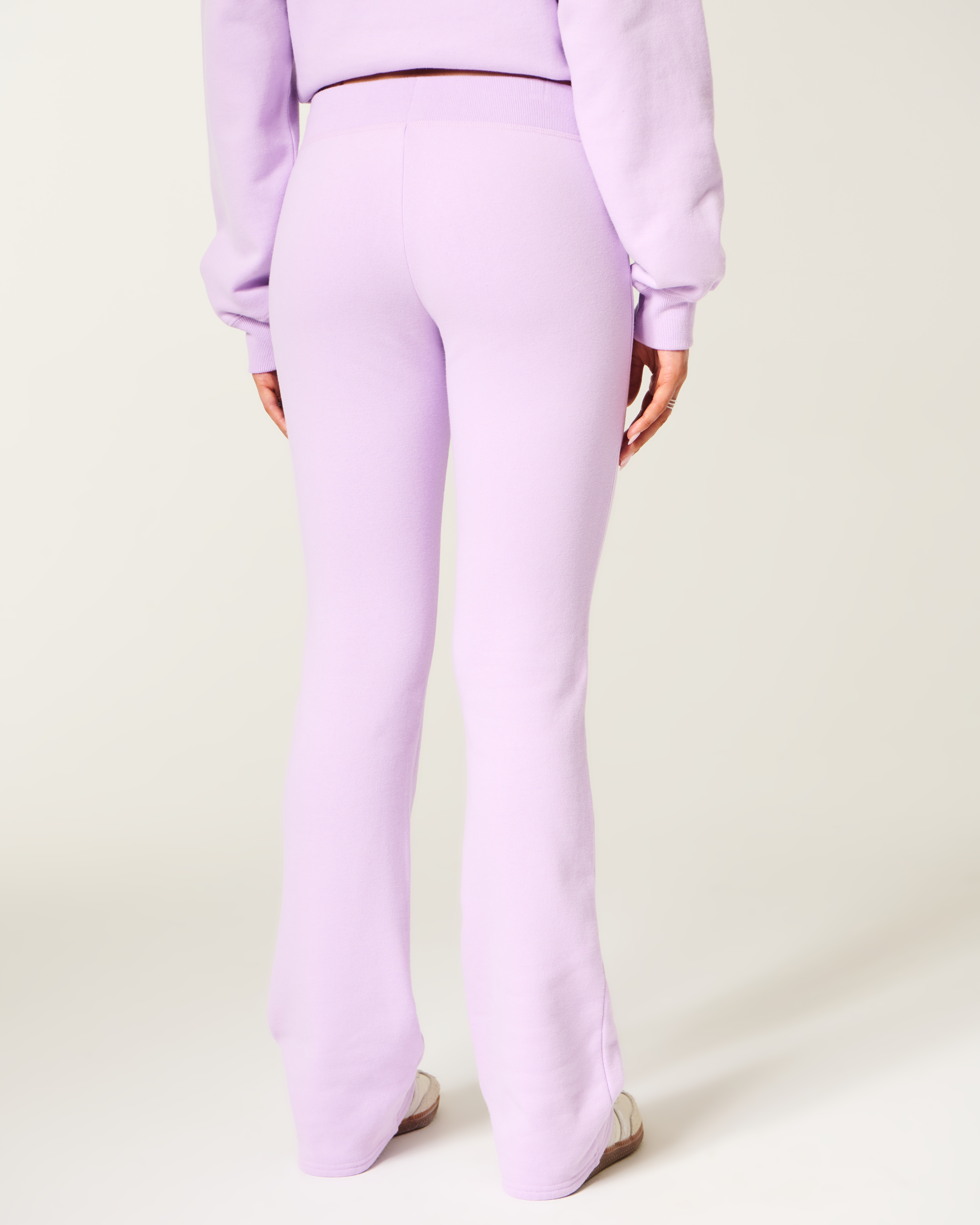 Hollister Bootcut Sweatpants In Purple