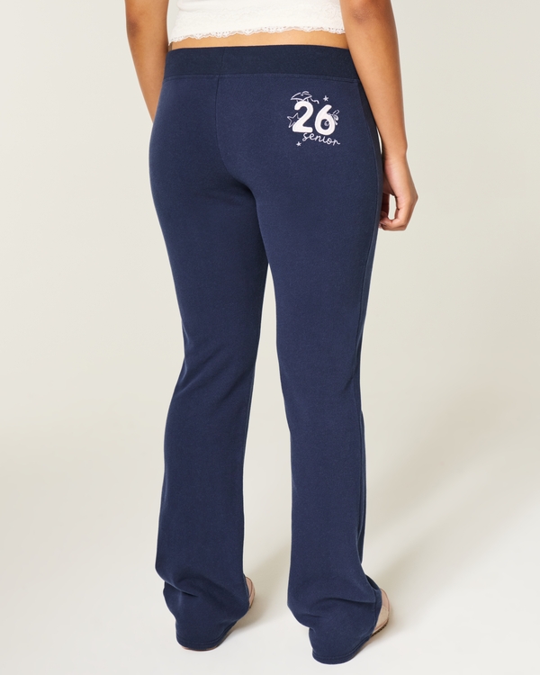 Senior '26 Graphic Bootcut Sweatpants, Navy Blue view 2