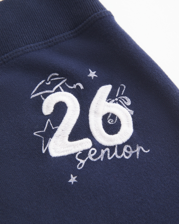 Hollister Feel Good Senior '26 Graphic Bootcut Sweatpants, Navy Blue view 2