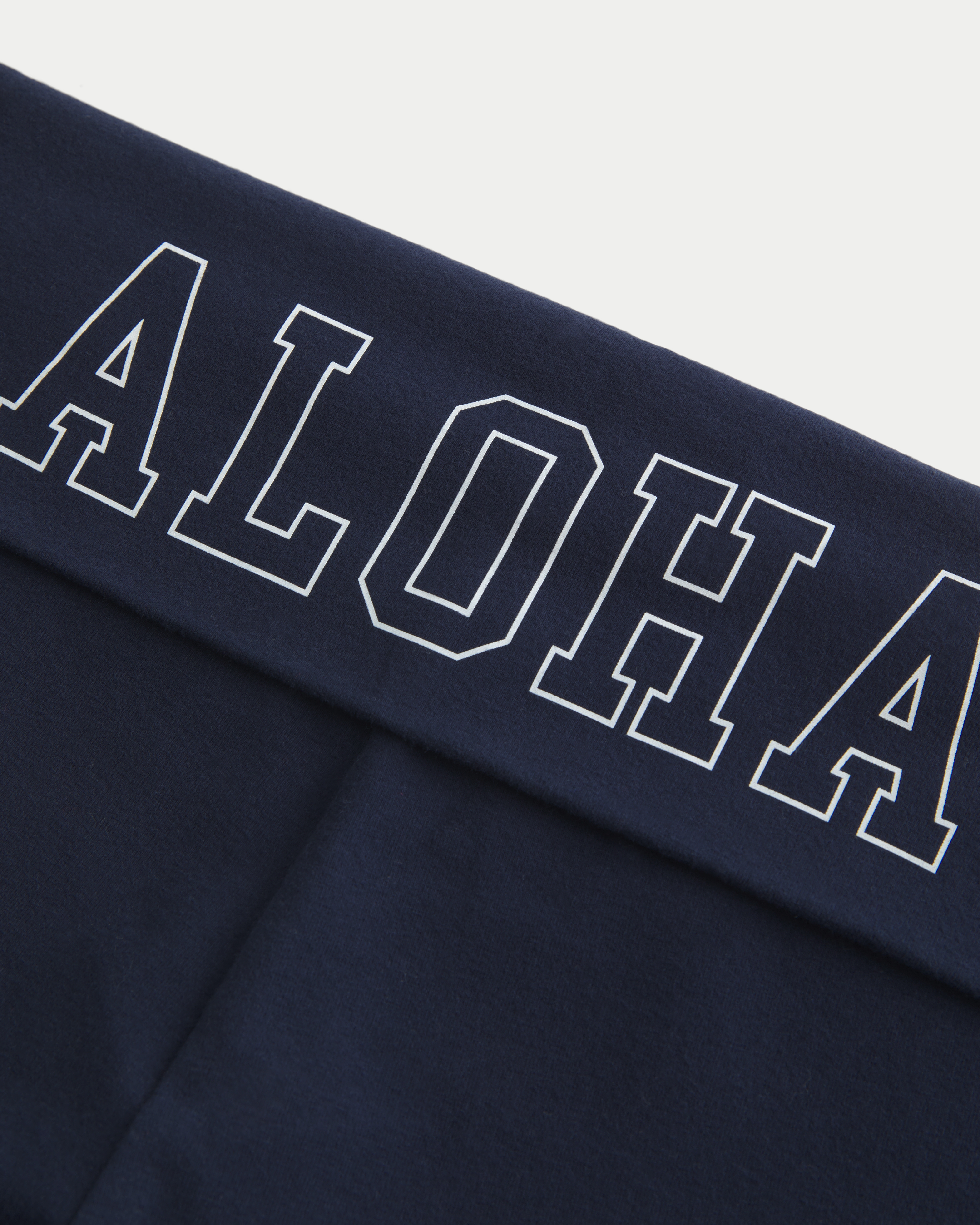 Aloha Graphic Foldover Waist Flare Pants