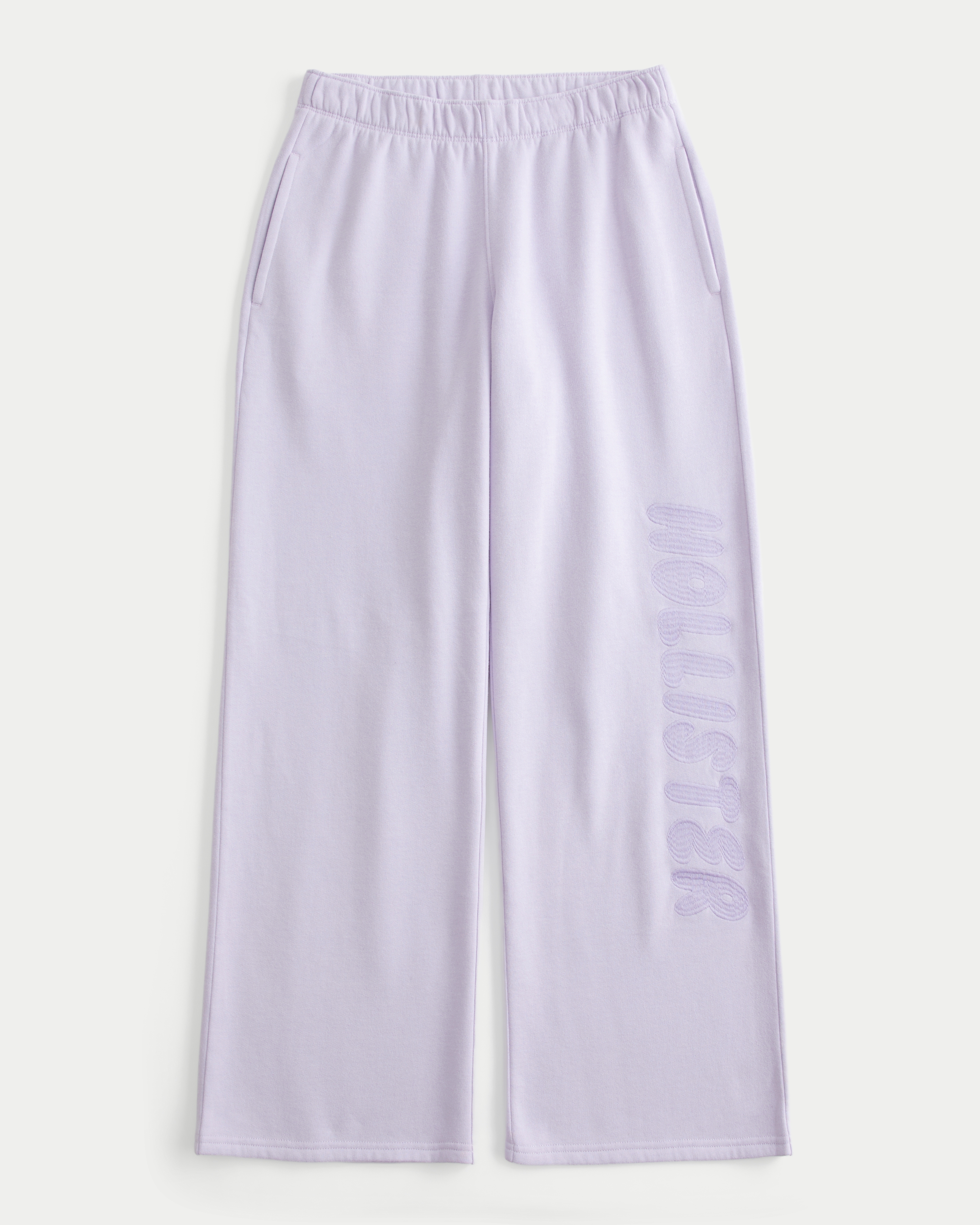 Wide-Leg Logo Sweatpants