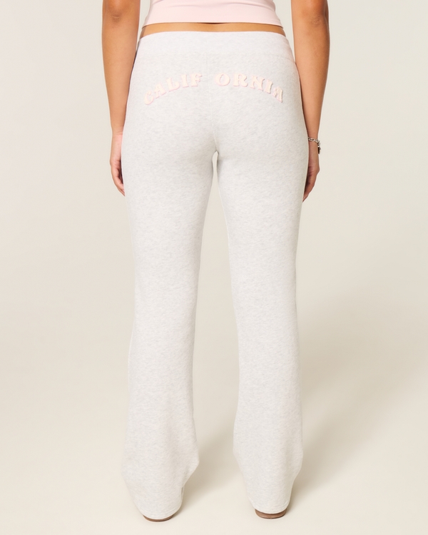 Hollister Feel Good California Graphic Bootcut Sweatpants, Light Heather Grey view 2