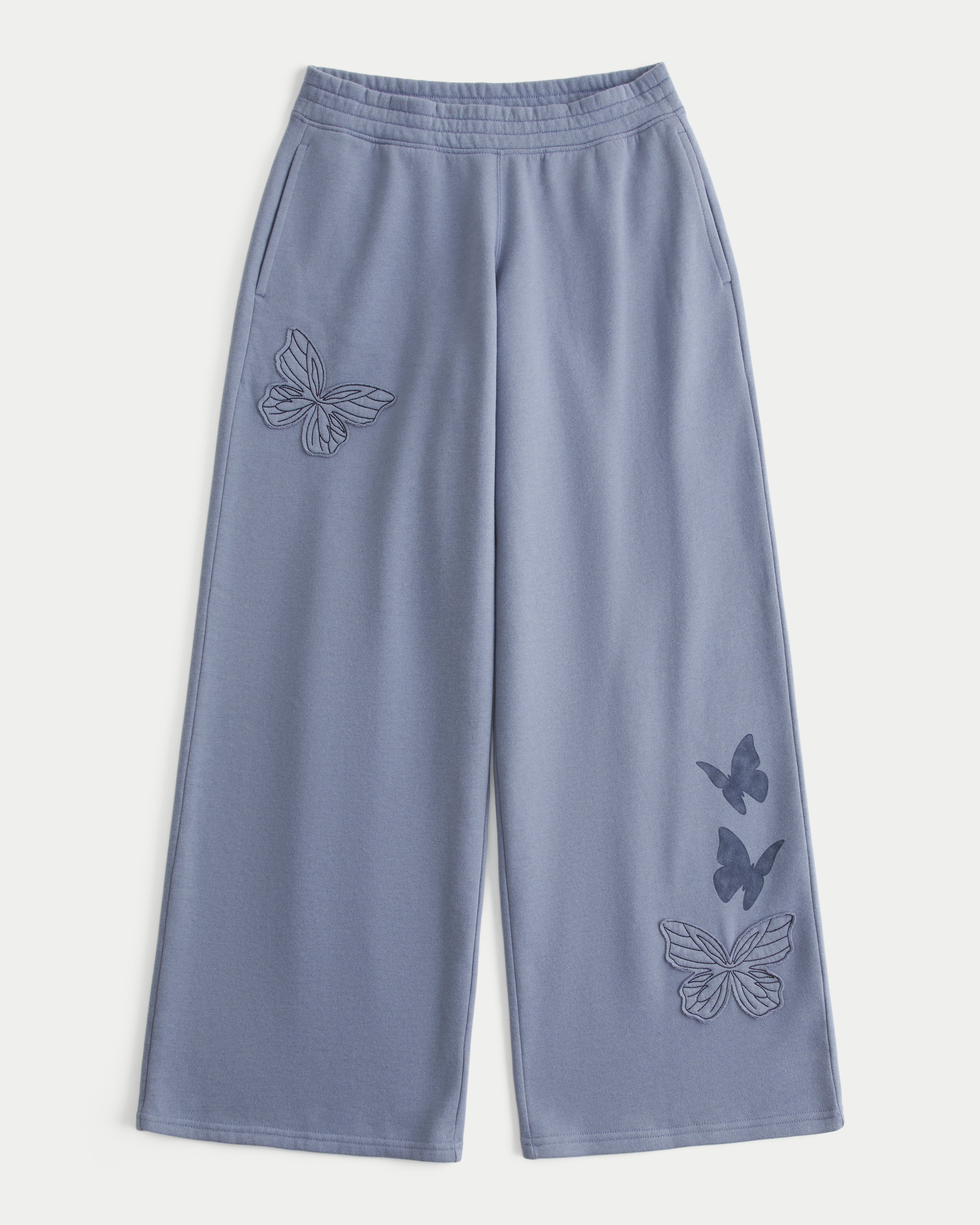 Butterfly Graphic Baggy Sweatpants
