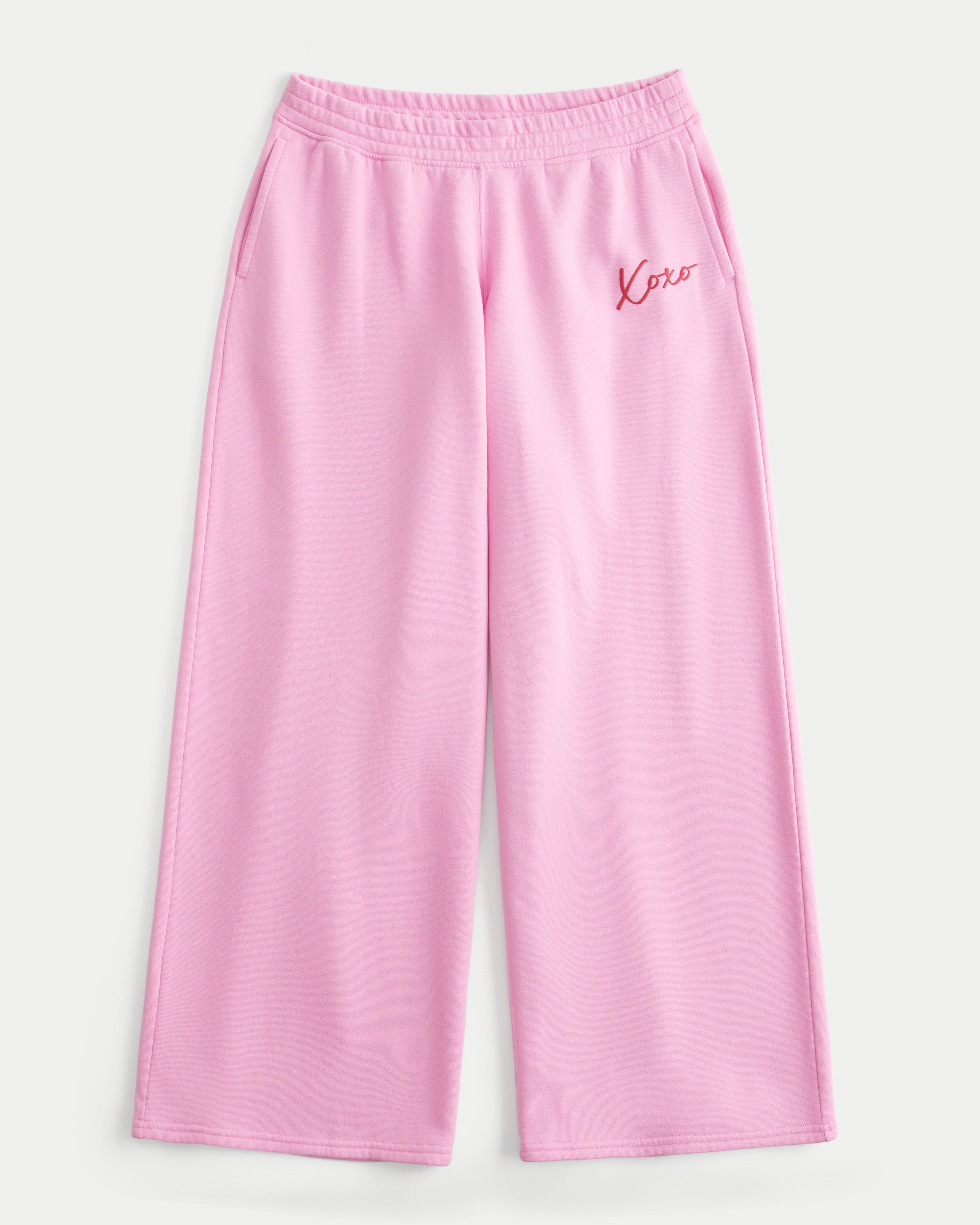 Hollister Feel Good Xoxo Graphic Baggy Sweatpants