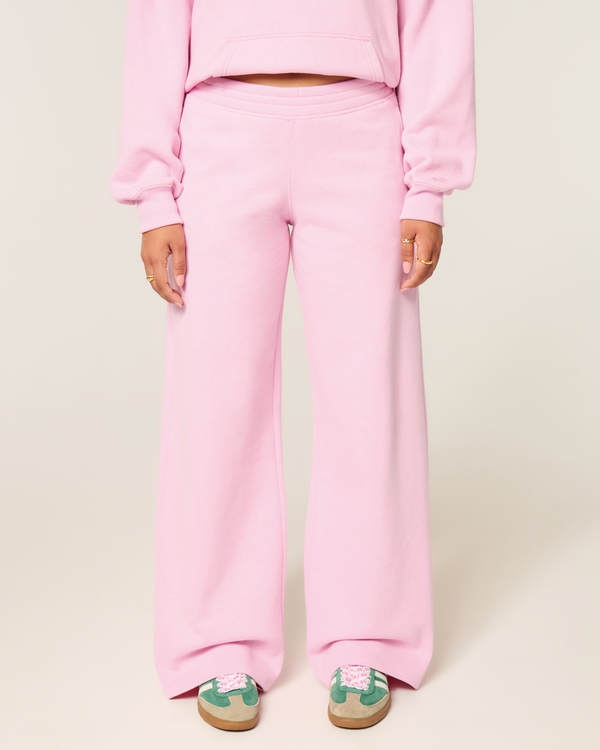マッセメンシュ  ピンク　スウェット ウィメンズ Baggy Sweatpants | ウィメンズ ボトムス | HollisterCo.com
