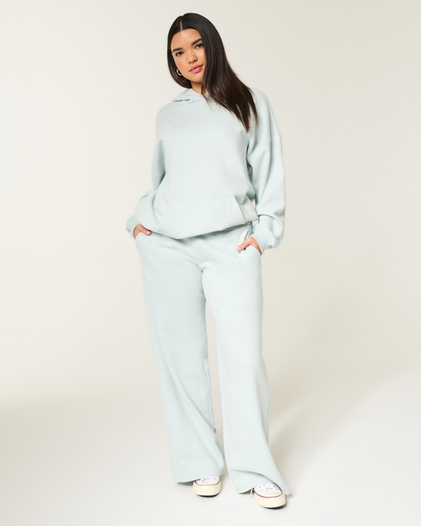 Baggy Sweatpants, Dark Aqua view 1