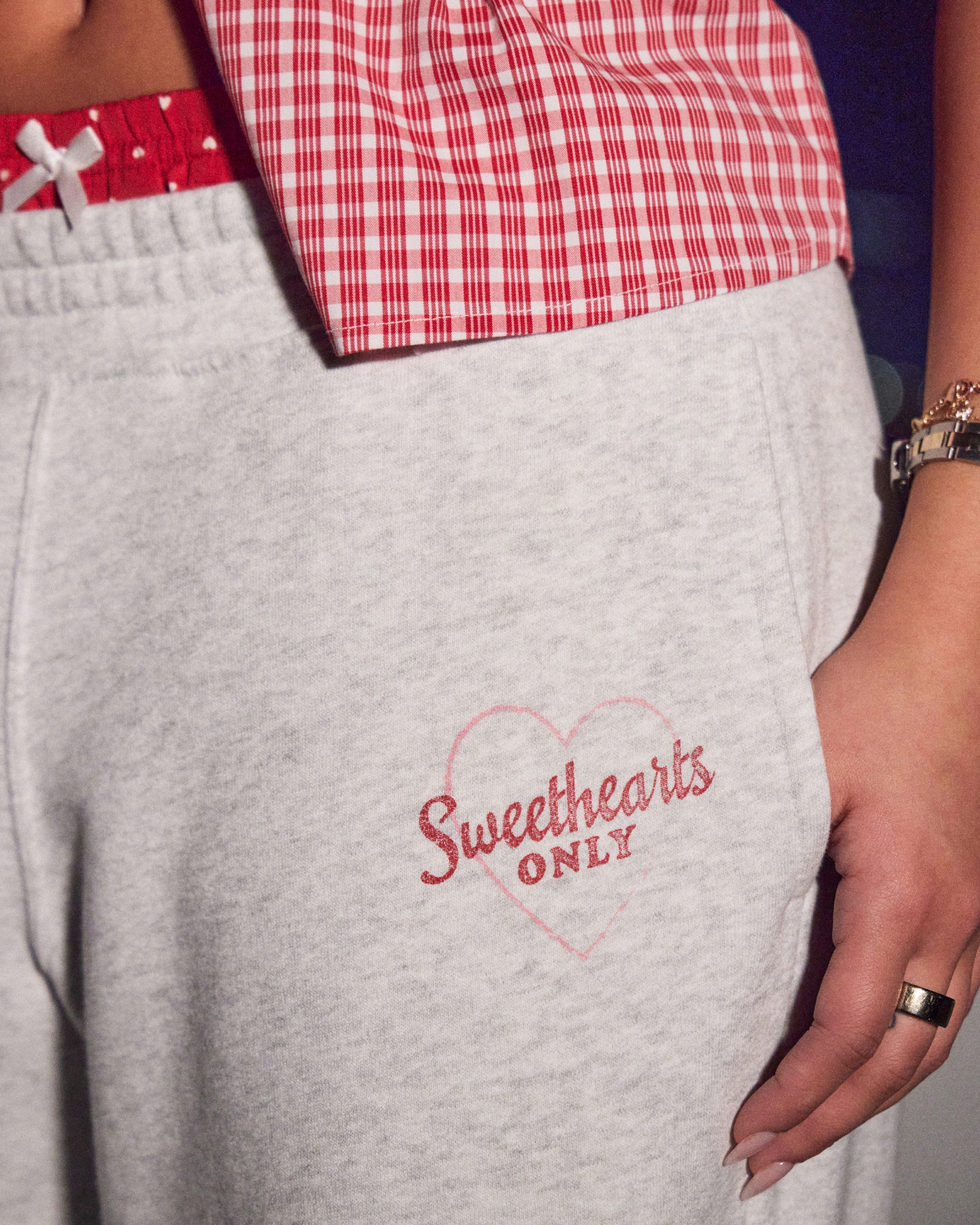 Sweetheart Graphic Baggy Sweatpants