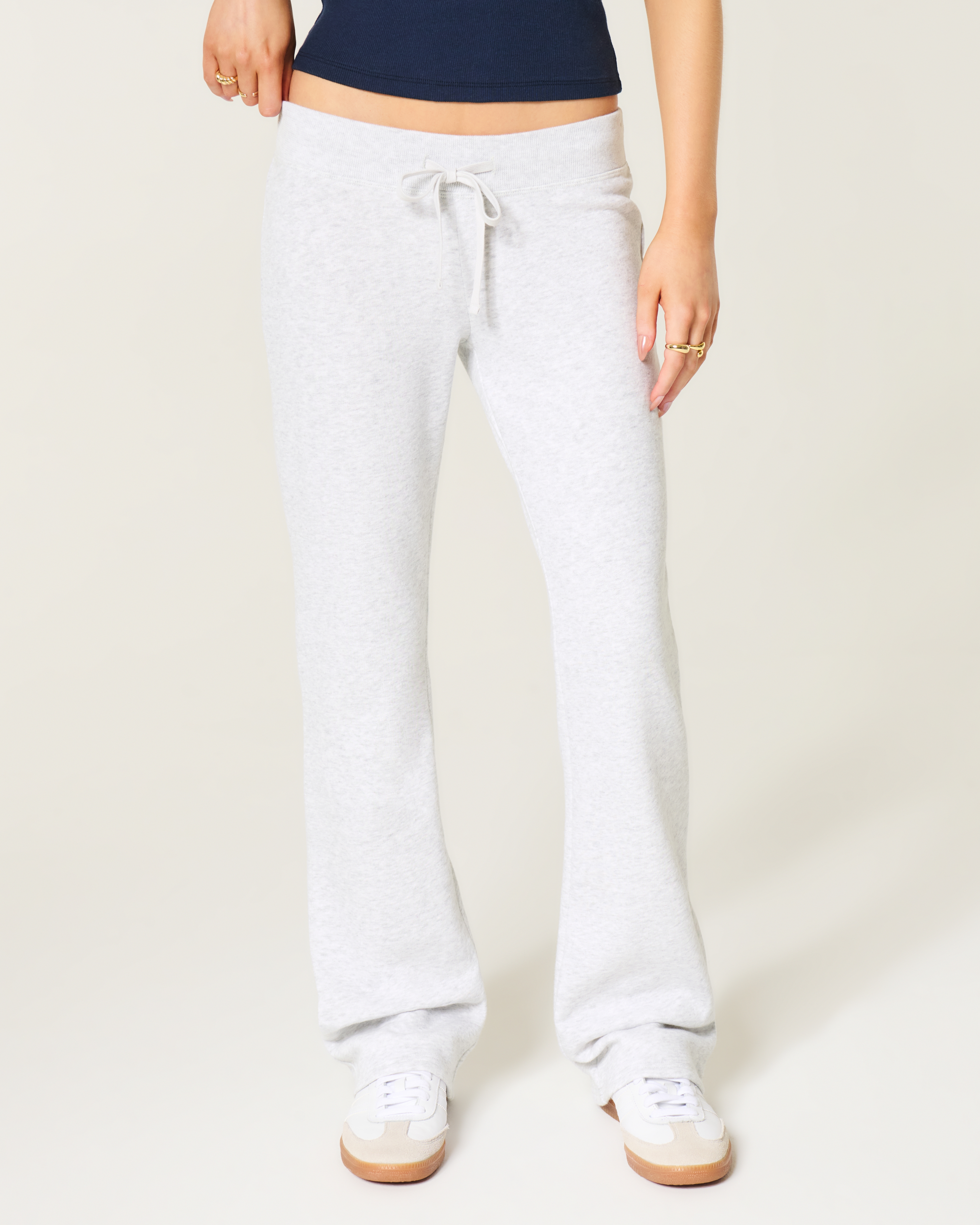 Hollister Feel Good Butterfly Embroidery Bootcut Sweatpants