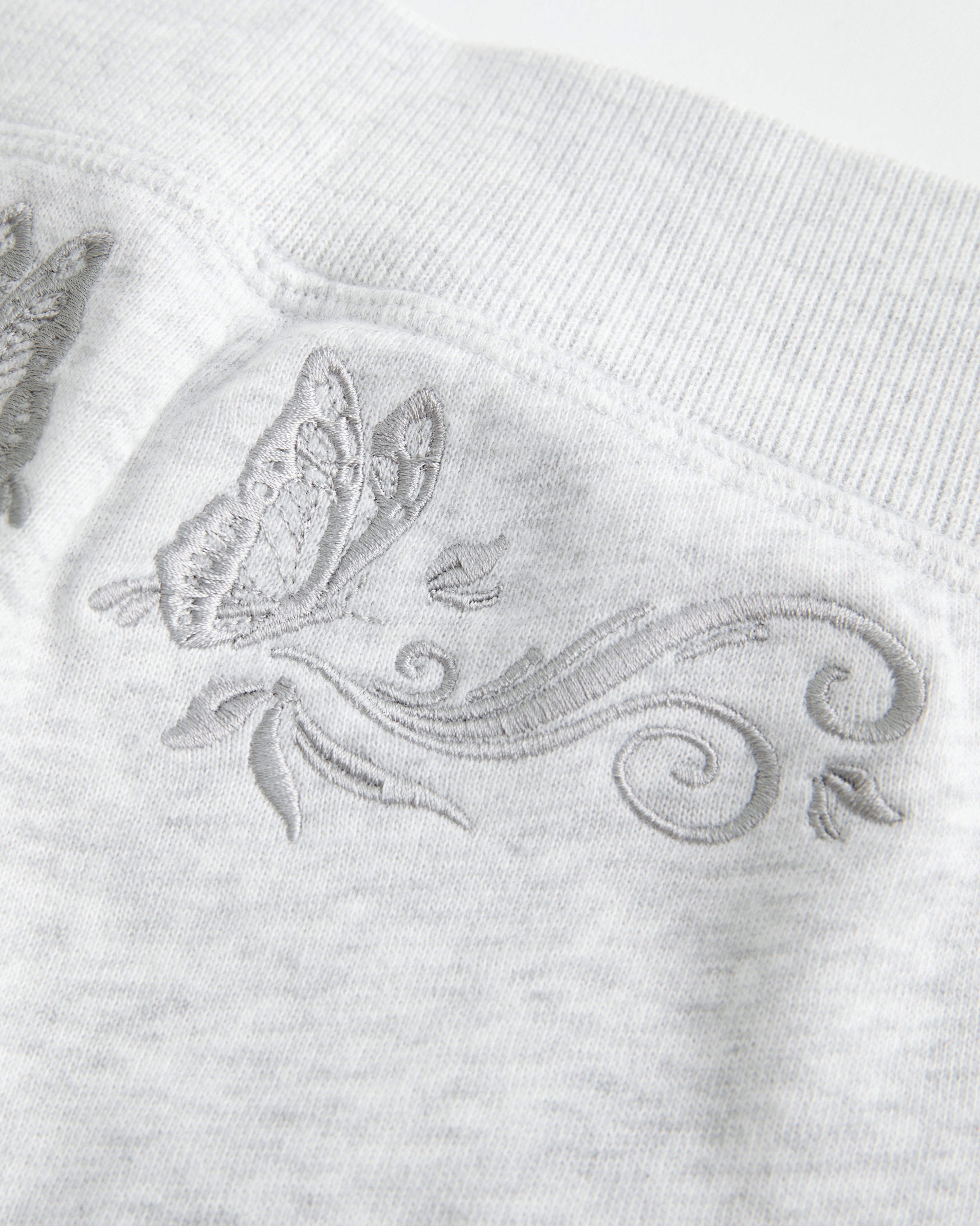 Hollister Feel Good Butterfly Embroidery Bootcut Sweatpants