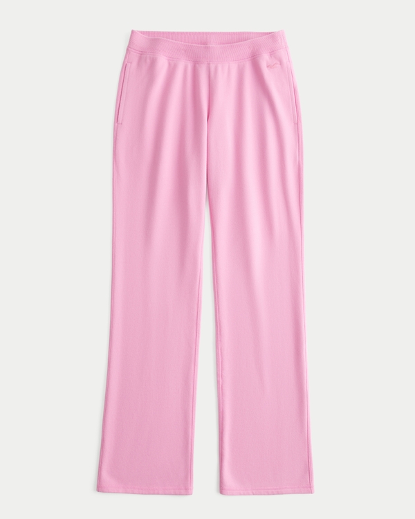 Low-Rise Straight Sweatpants