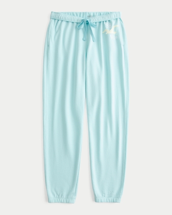 Women's Logo Graphic Fleece Joggers | Women's Bottoms | HollisterCo.com