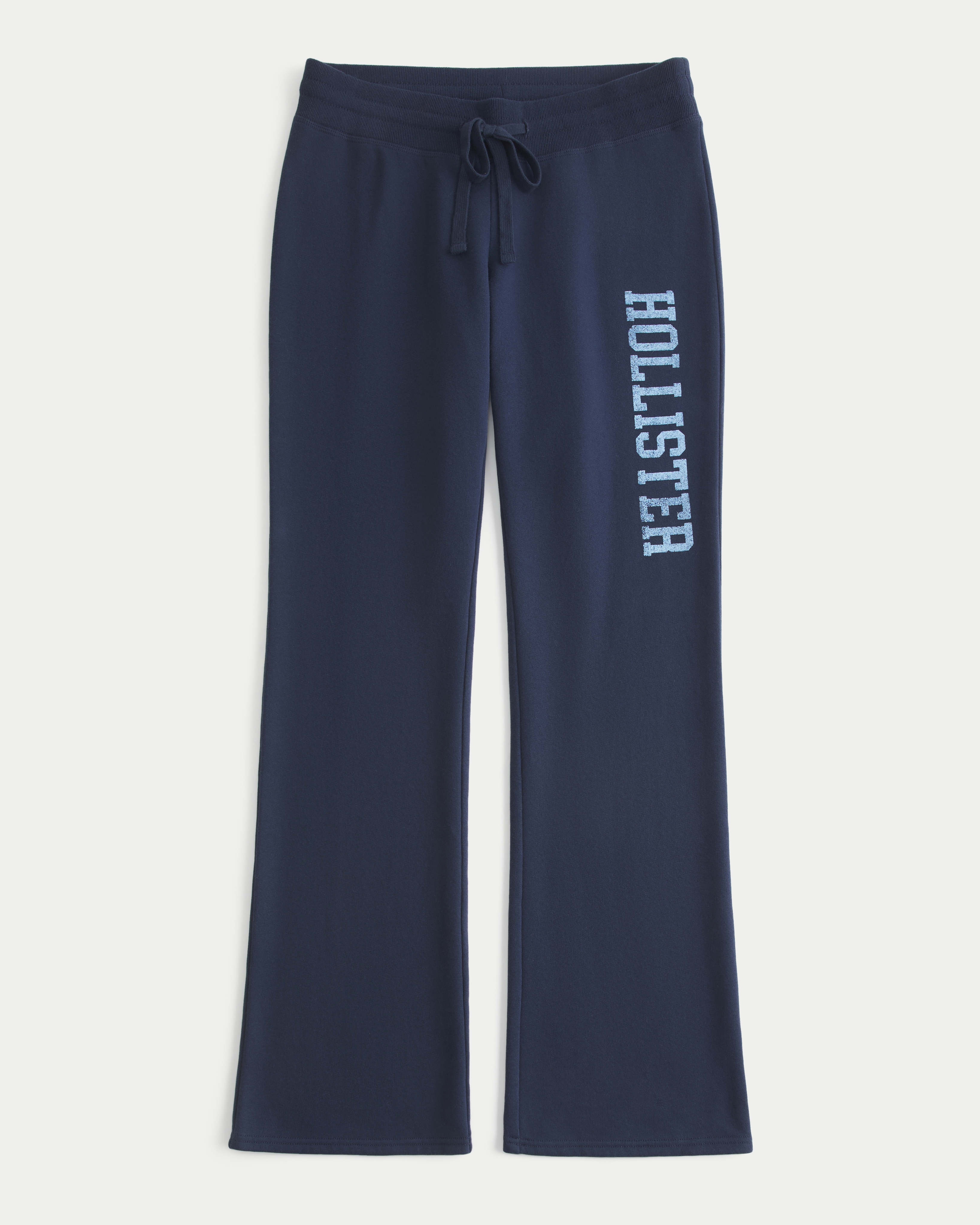 Hollister Feel Good Low-Rise Logo Graphic Bootcut Sweatpants