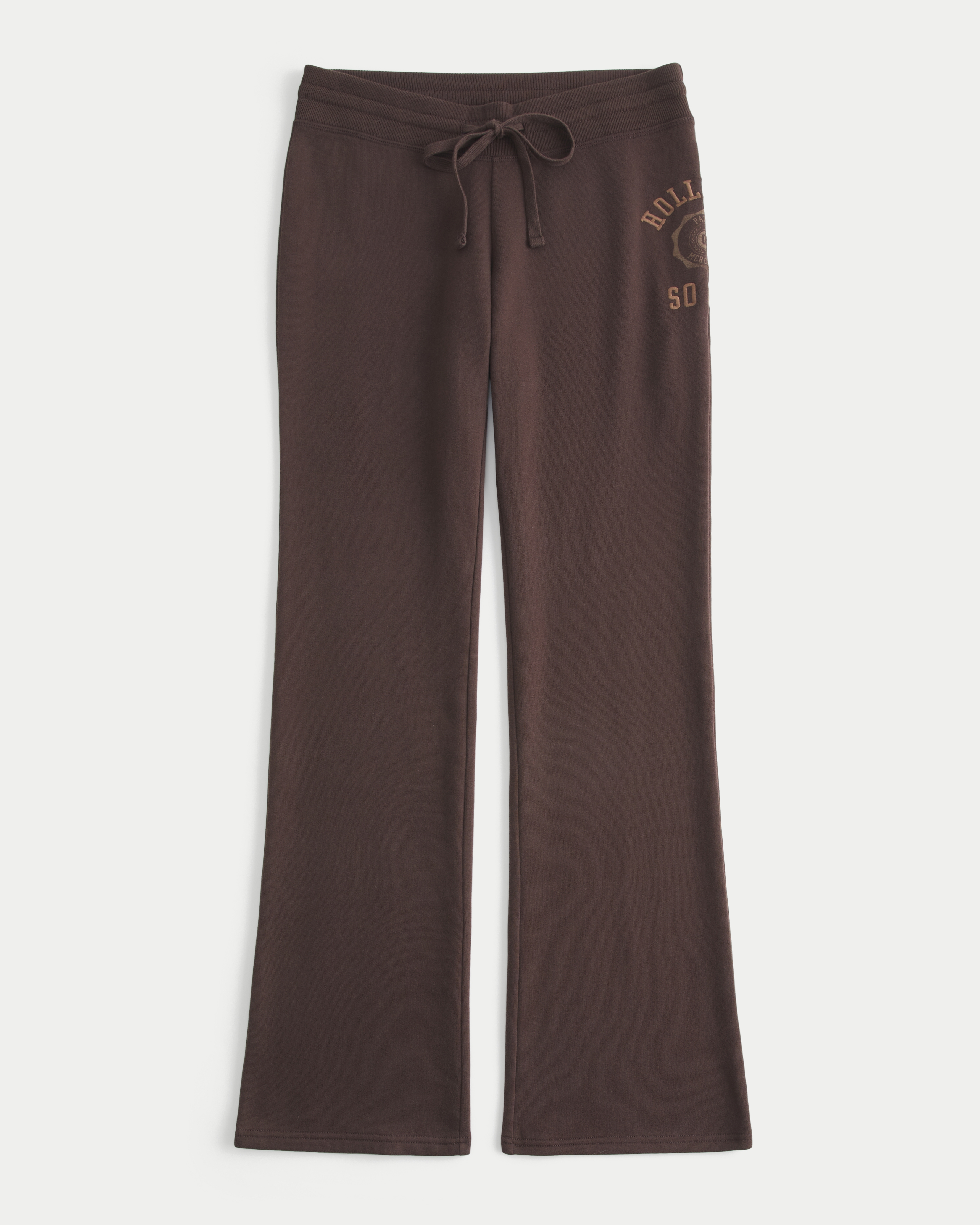 Low-Rise Logo Graphic Bootcut Sweatpants