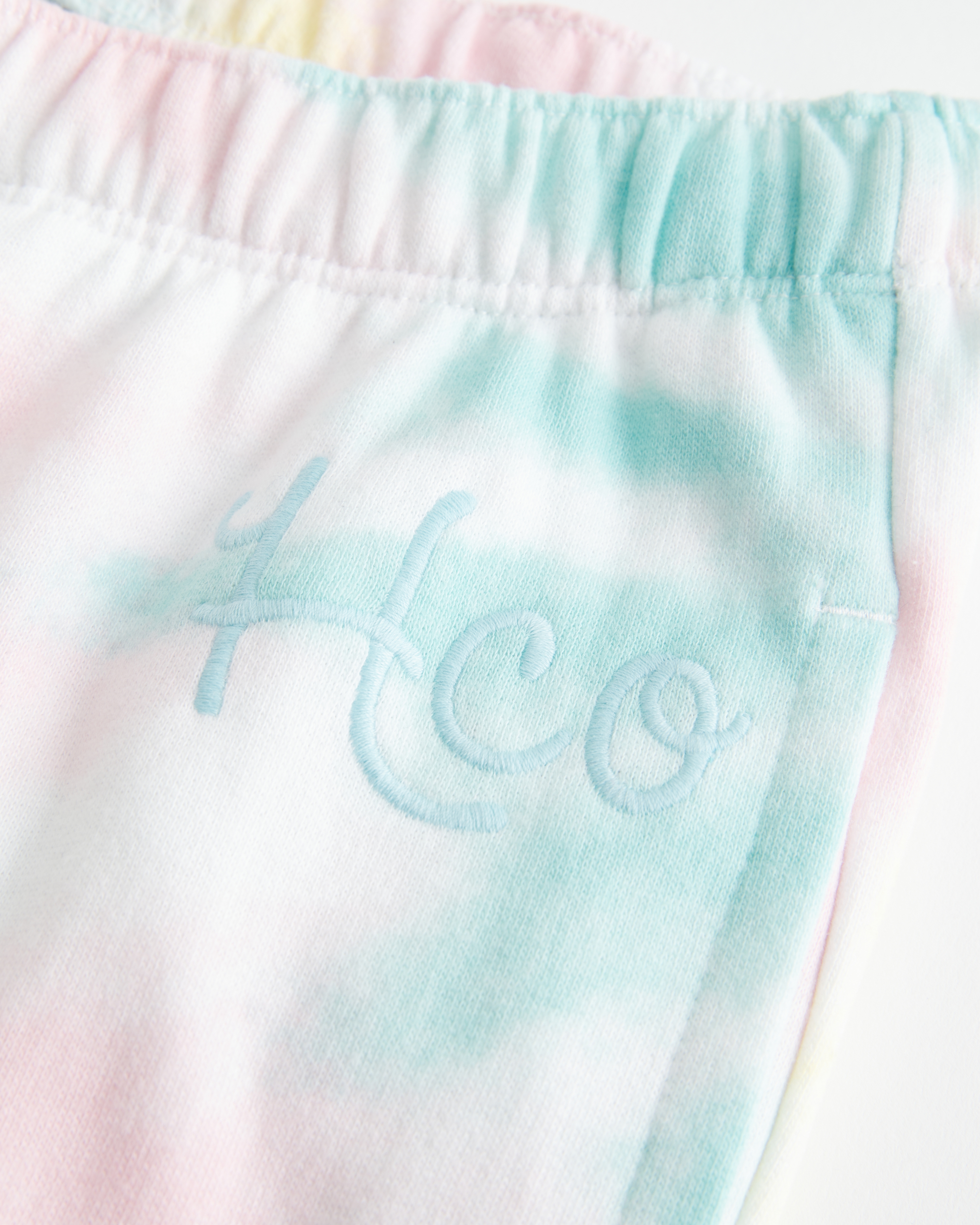 Logo Graphic Wash Effect Terry Joggers