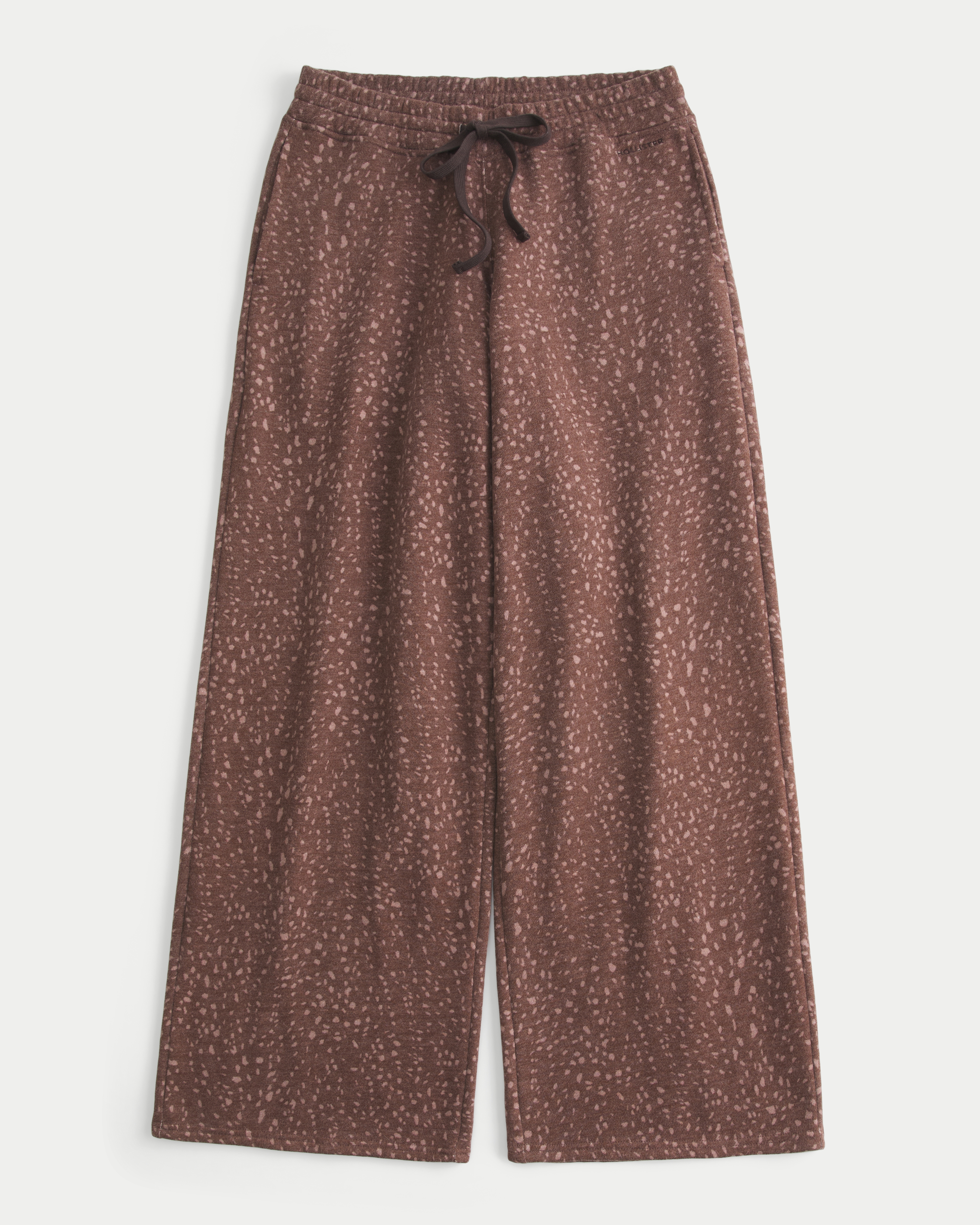 Hollister Feel Good Doe Print Baggy Sweatpants