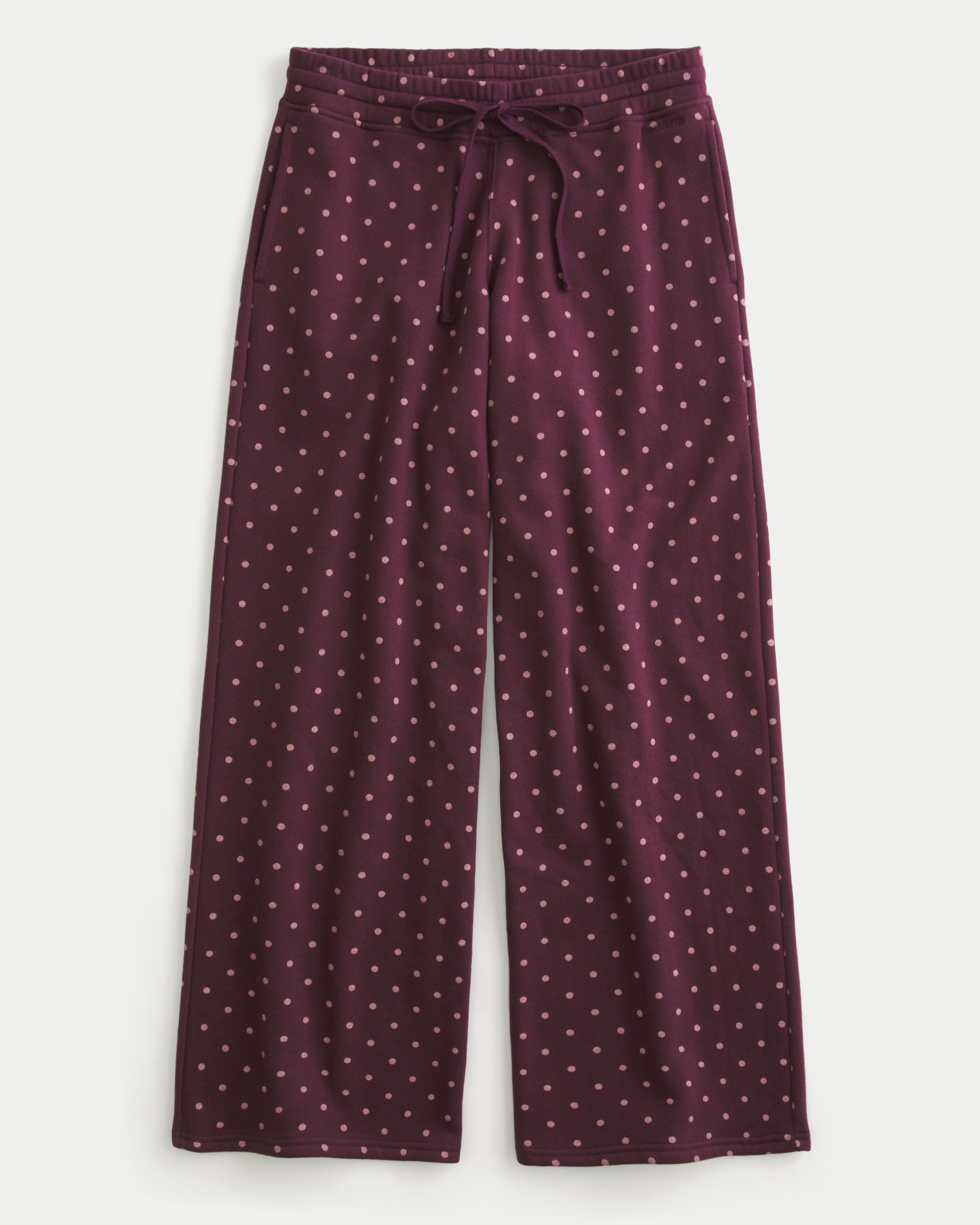Hollister Feel Good Dot Pattern Baggy Sweatpants