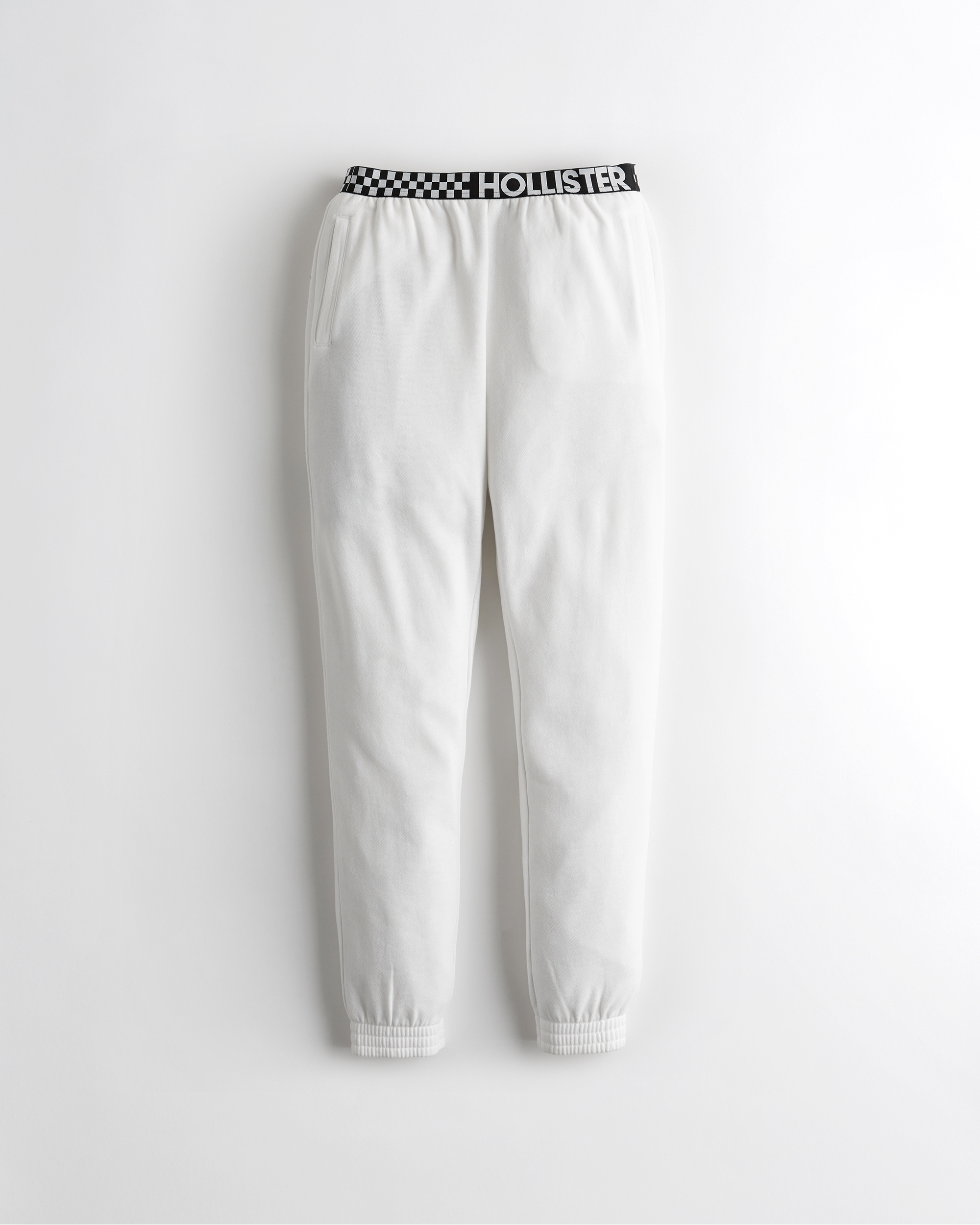 hollister high rise fleece joggers