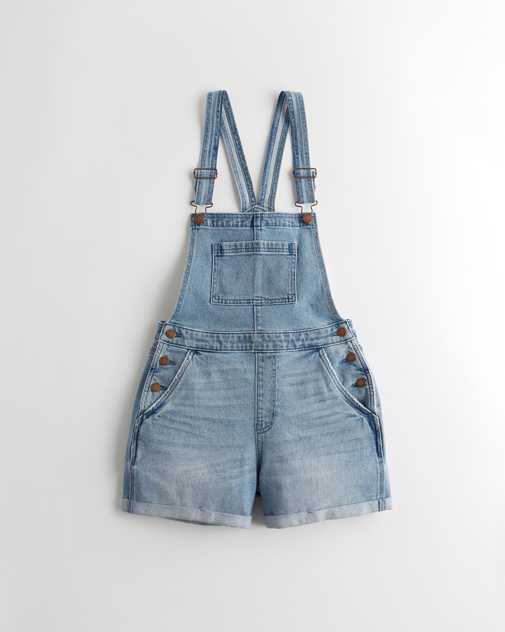 hollister overalls shorts