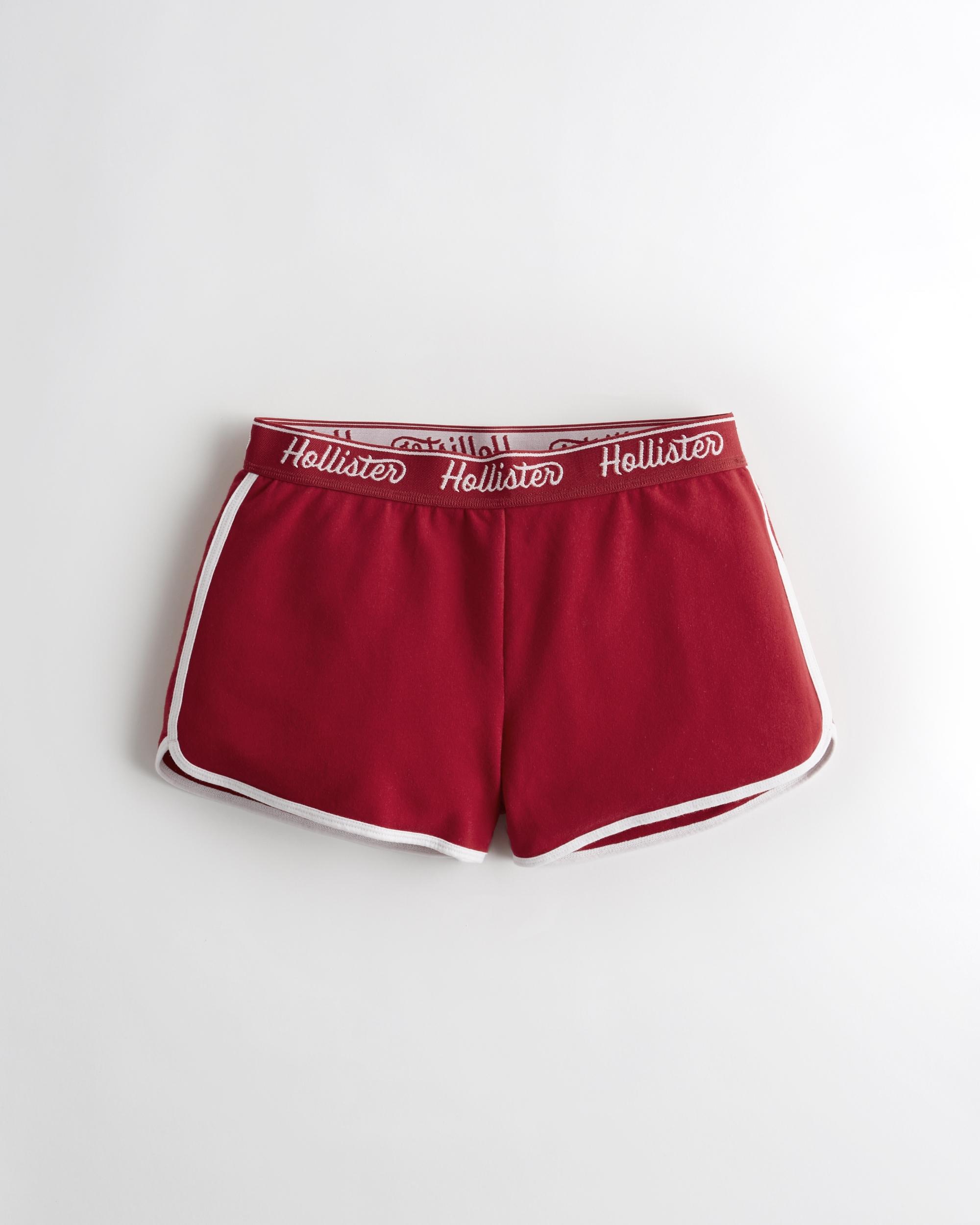 hollister red shorts