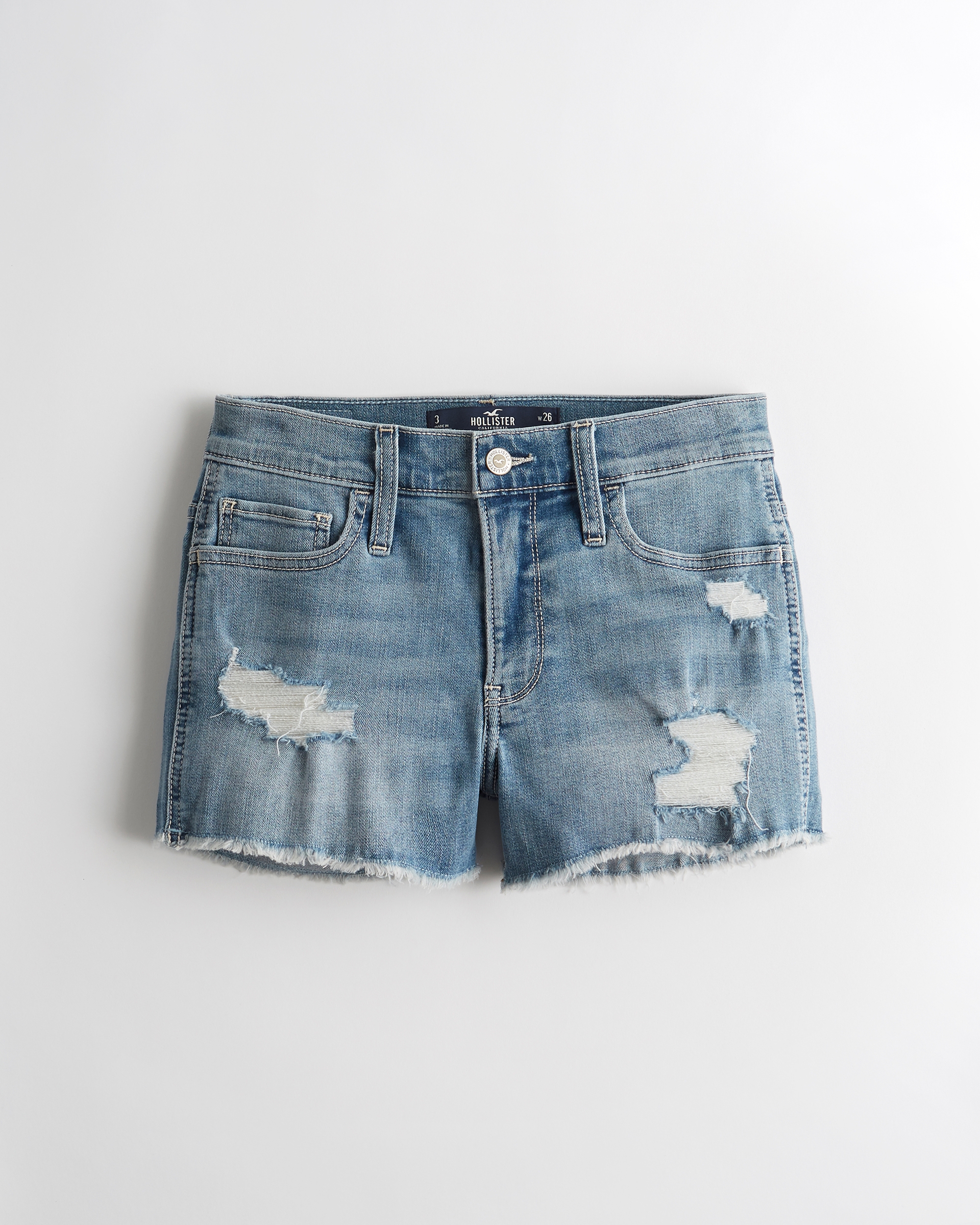 hollister green shorts