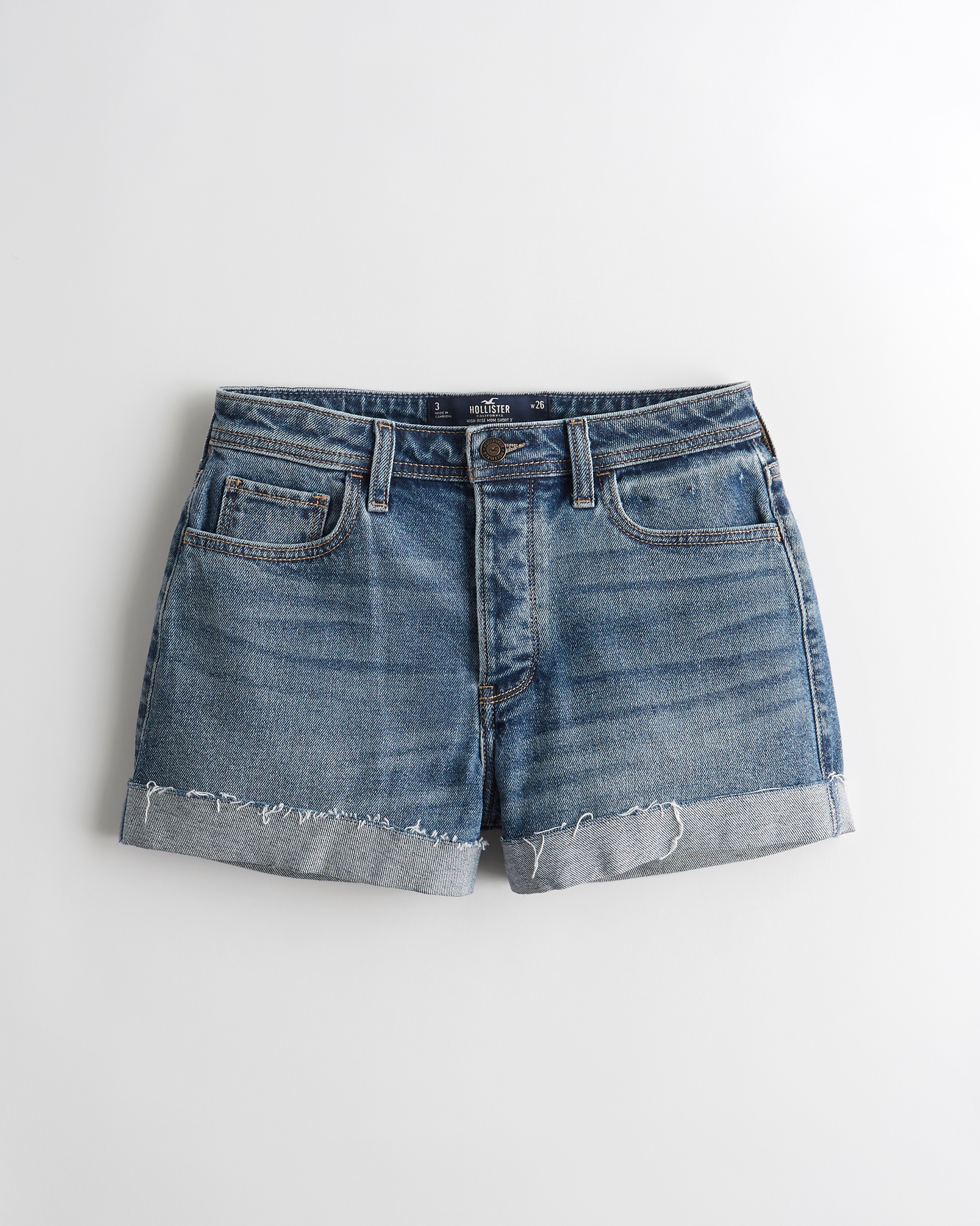 high waisted shorts hollister