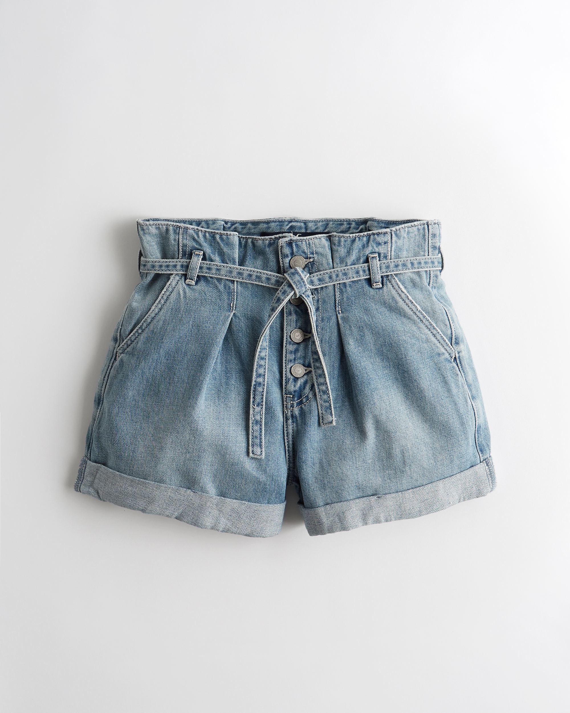 hollister green shorts
