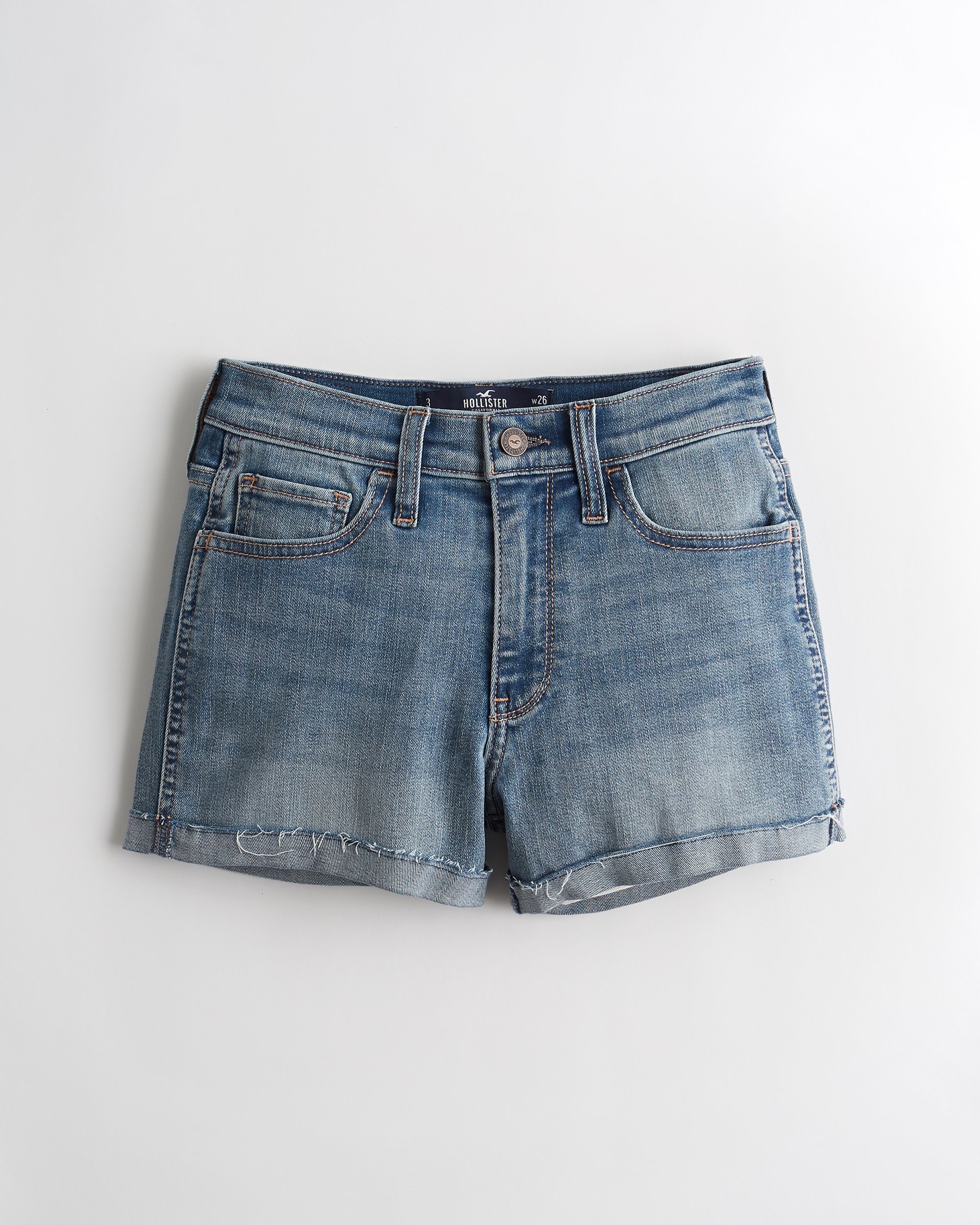 hollister ultra high rise mom shorts