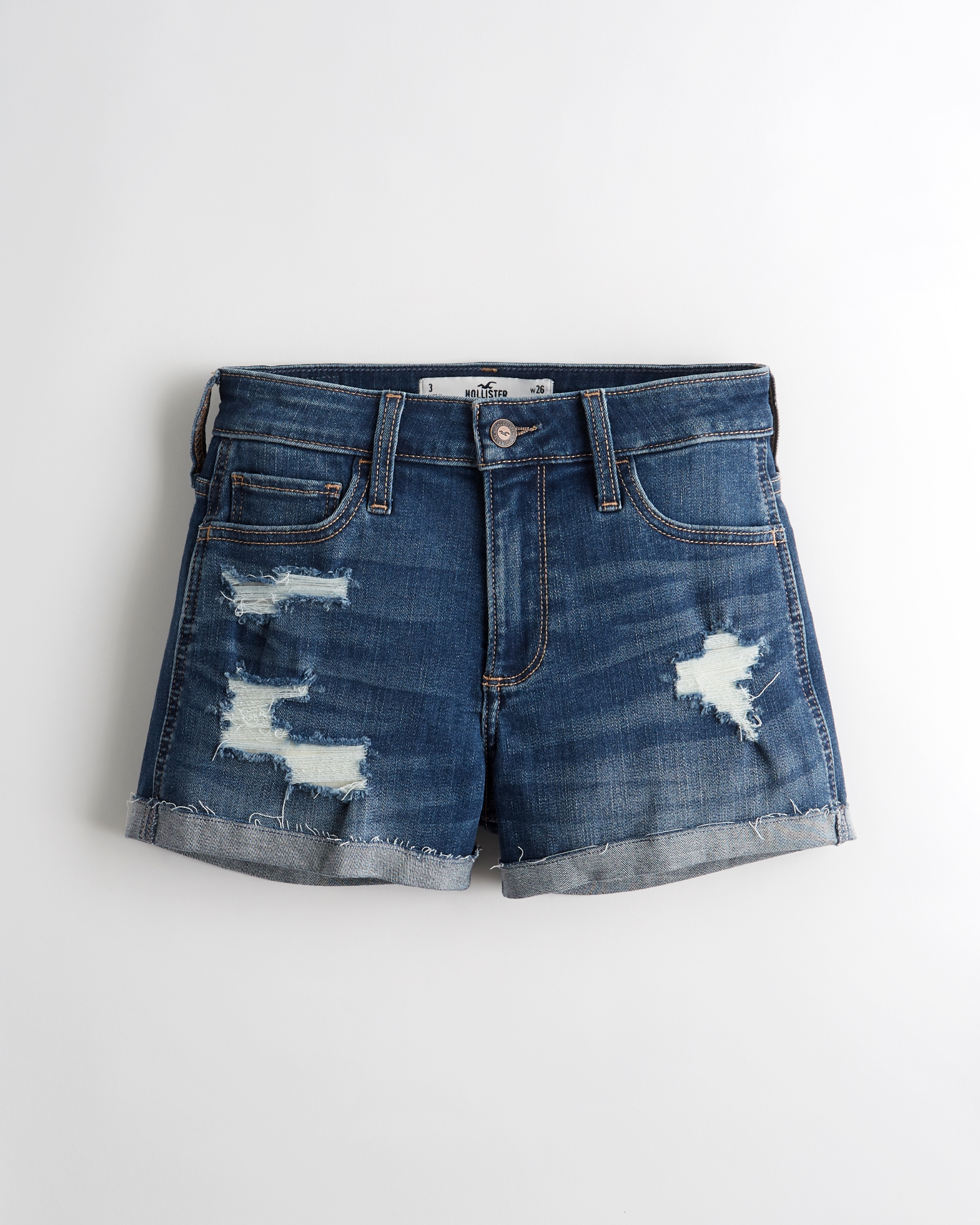 hollister jeans short length