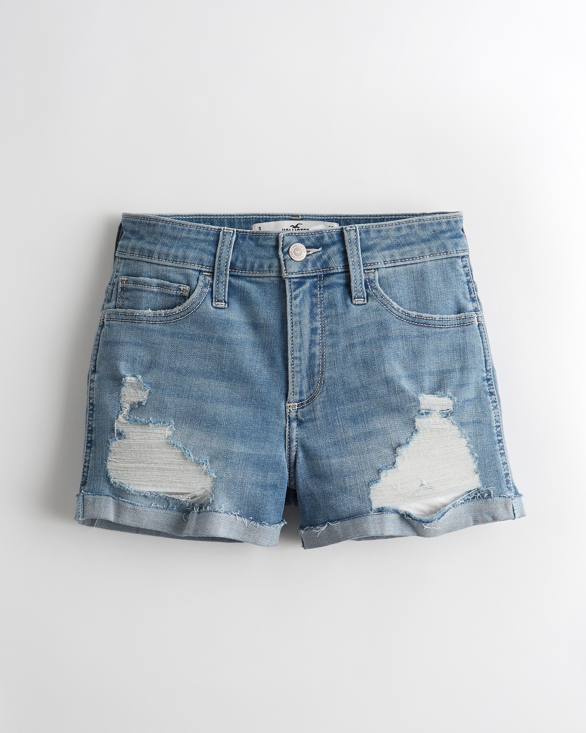 hollister green shorts