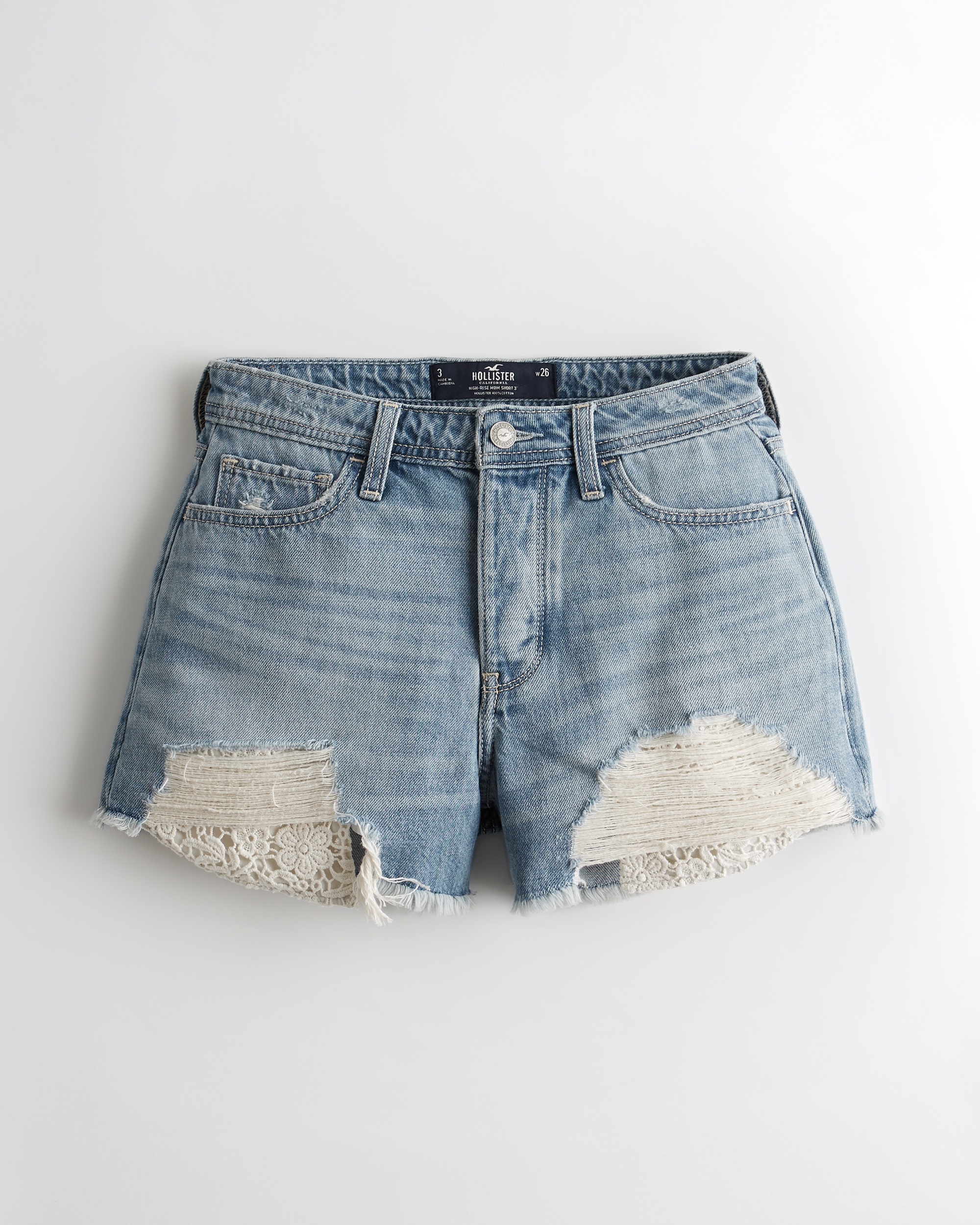 hollister jean shorts