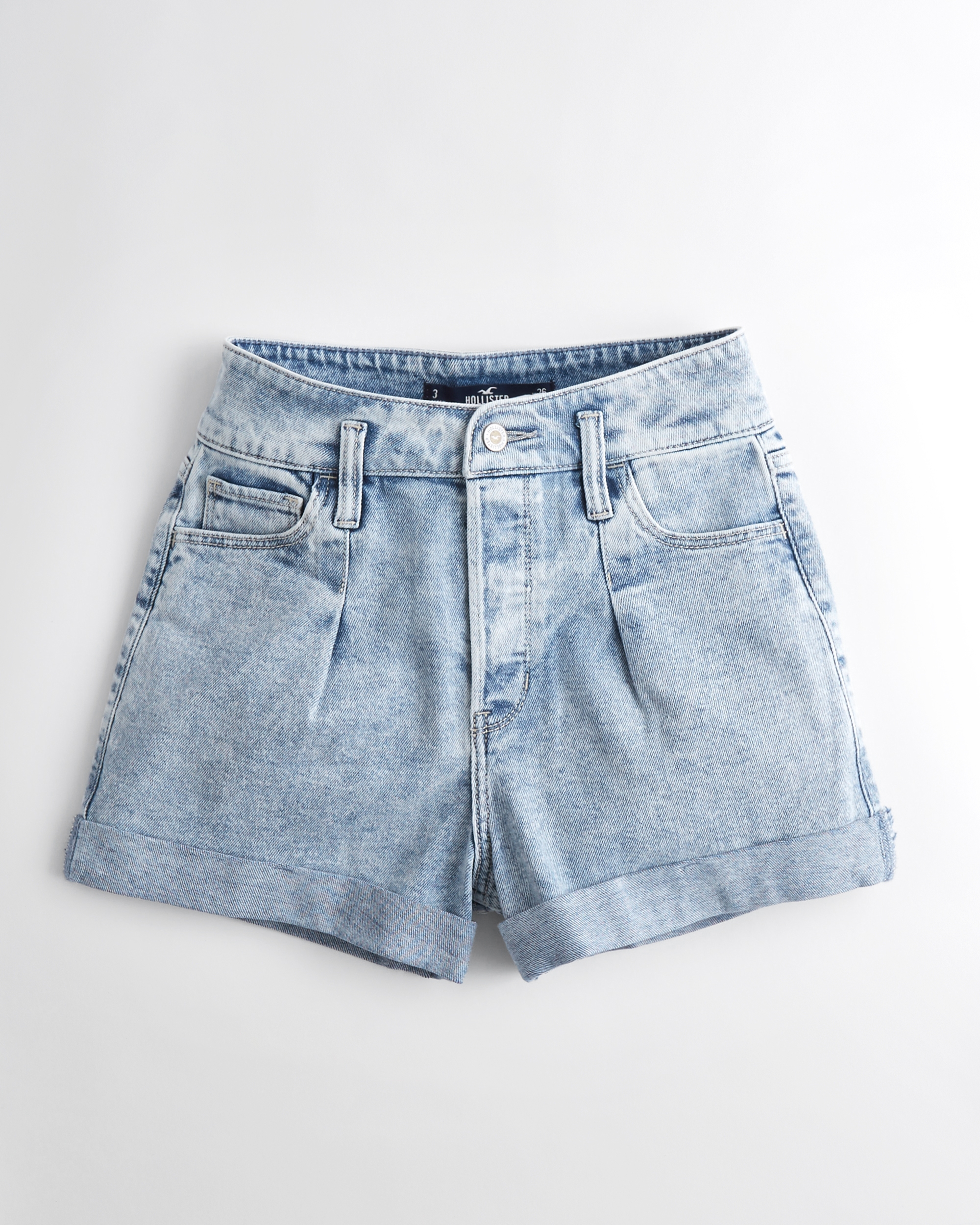 hollister mom jean shorts