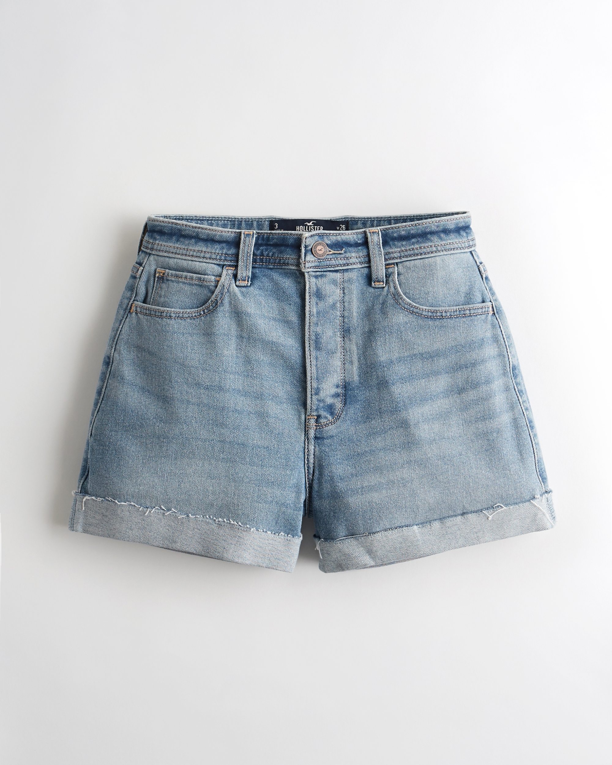 hollister ultra high rise mom shorts